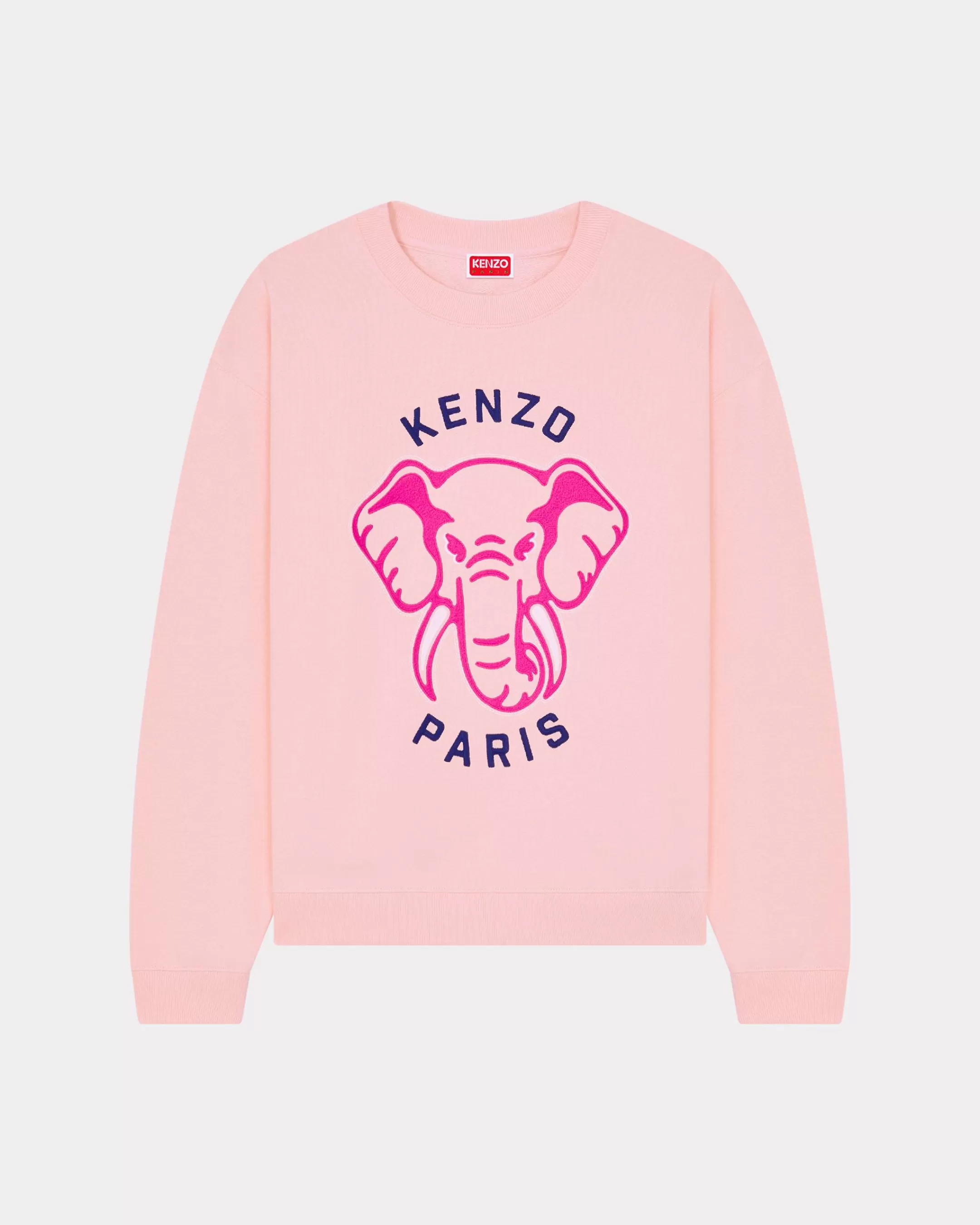 Sweatshirts and Hoodies*KENZO ' Elephant' embroidered sweatshirt Faded Pink