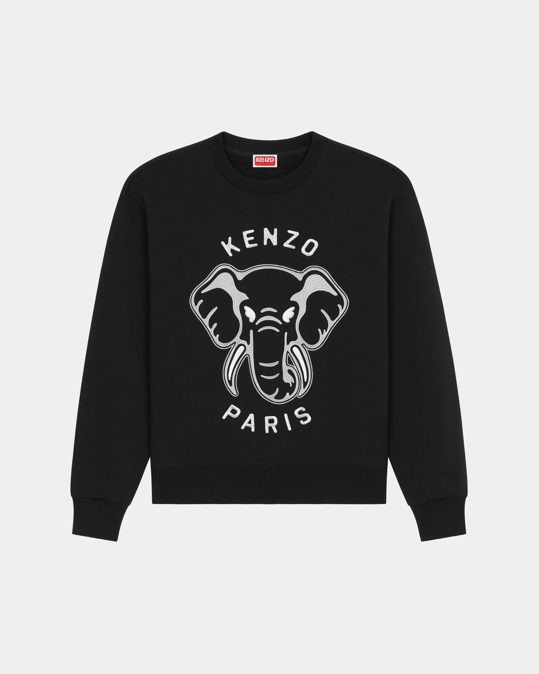 Sweatshirts and Hoodies*KENZO ' Elephant' embroidered sweatshirt Black