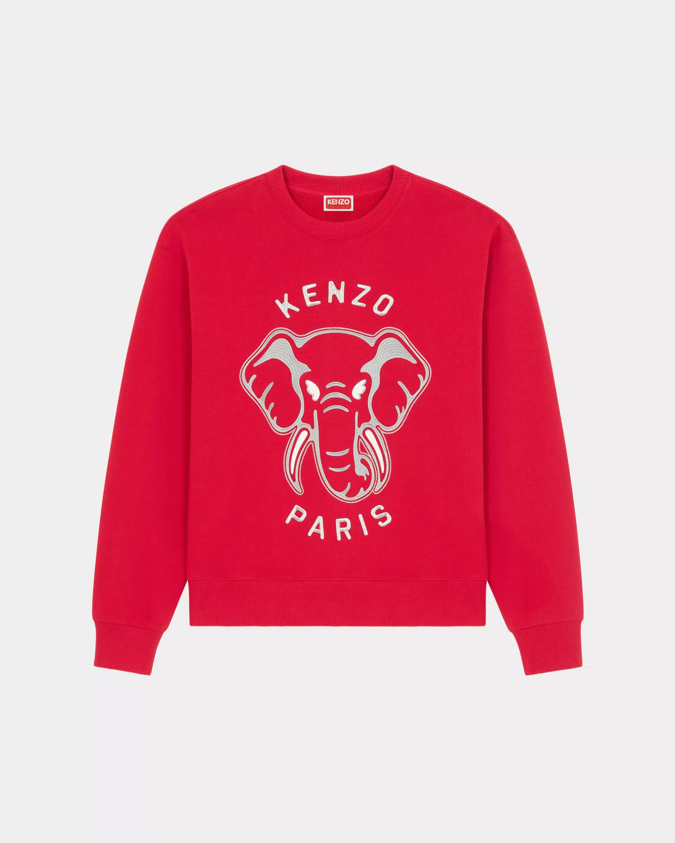 Sweatshirts and Hoodies*KENZO ' Elephant' embroidered sweatshirt Cherry