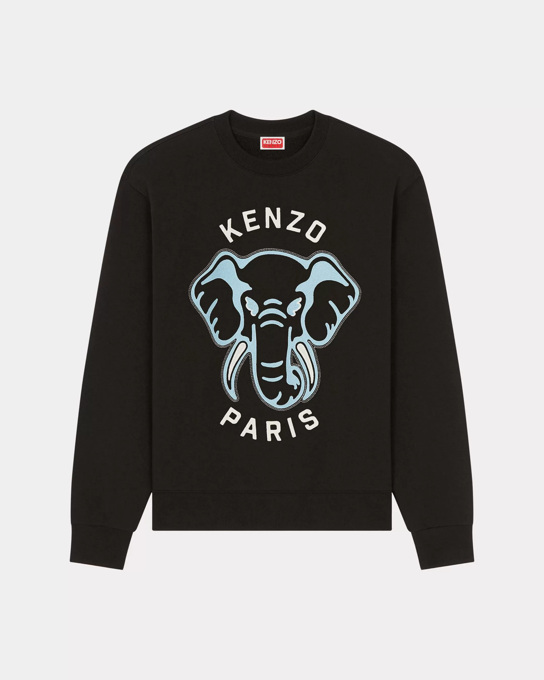 Sweatshirts and Hoodies*KENZO ' Elephant' embroidered sweatshirt Black