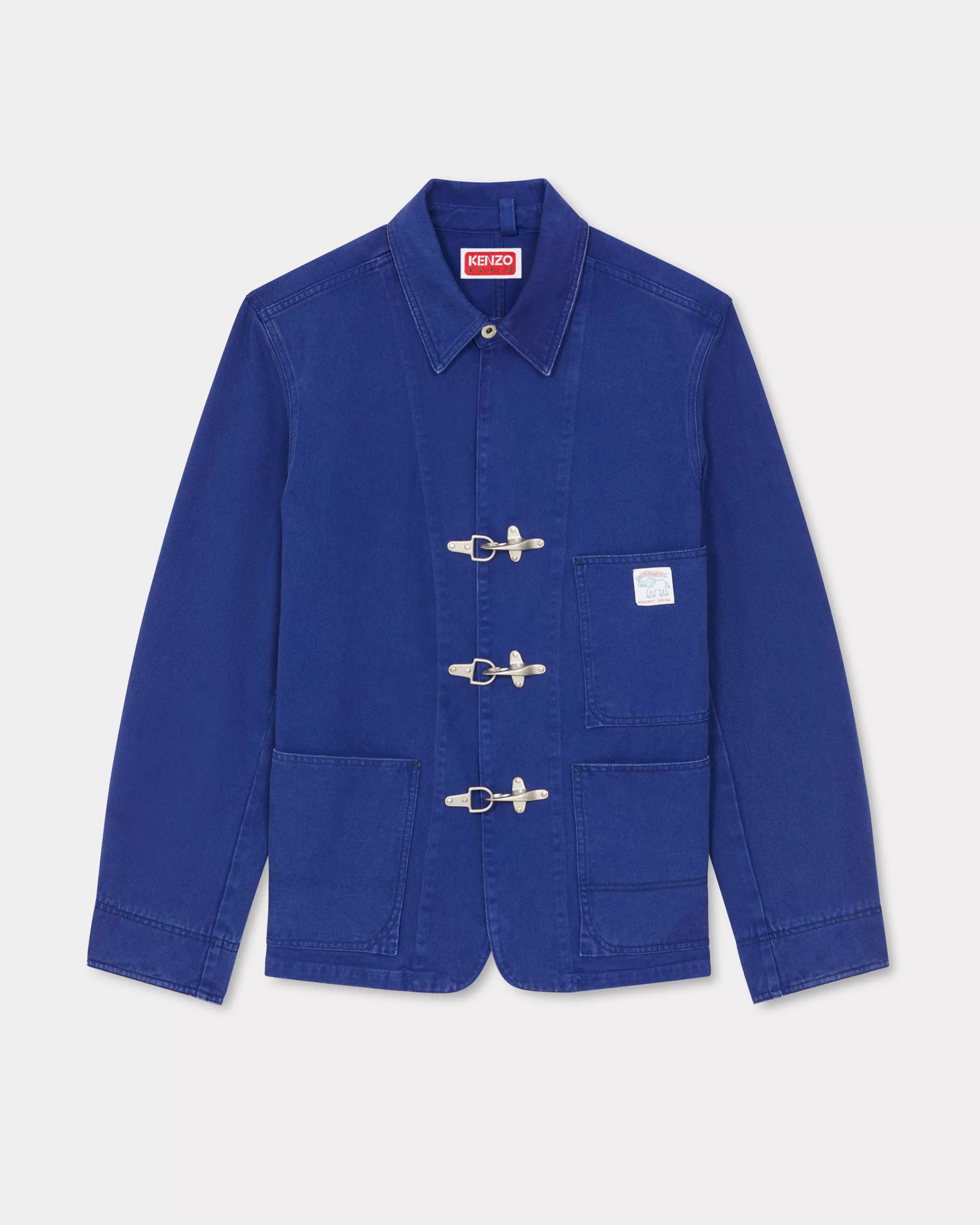 Denim | Jackets and Coats*KENZO ' Elephant Flag' relaxed workwear jacket Deep Sea Blue