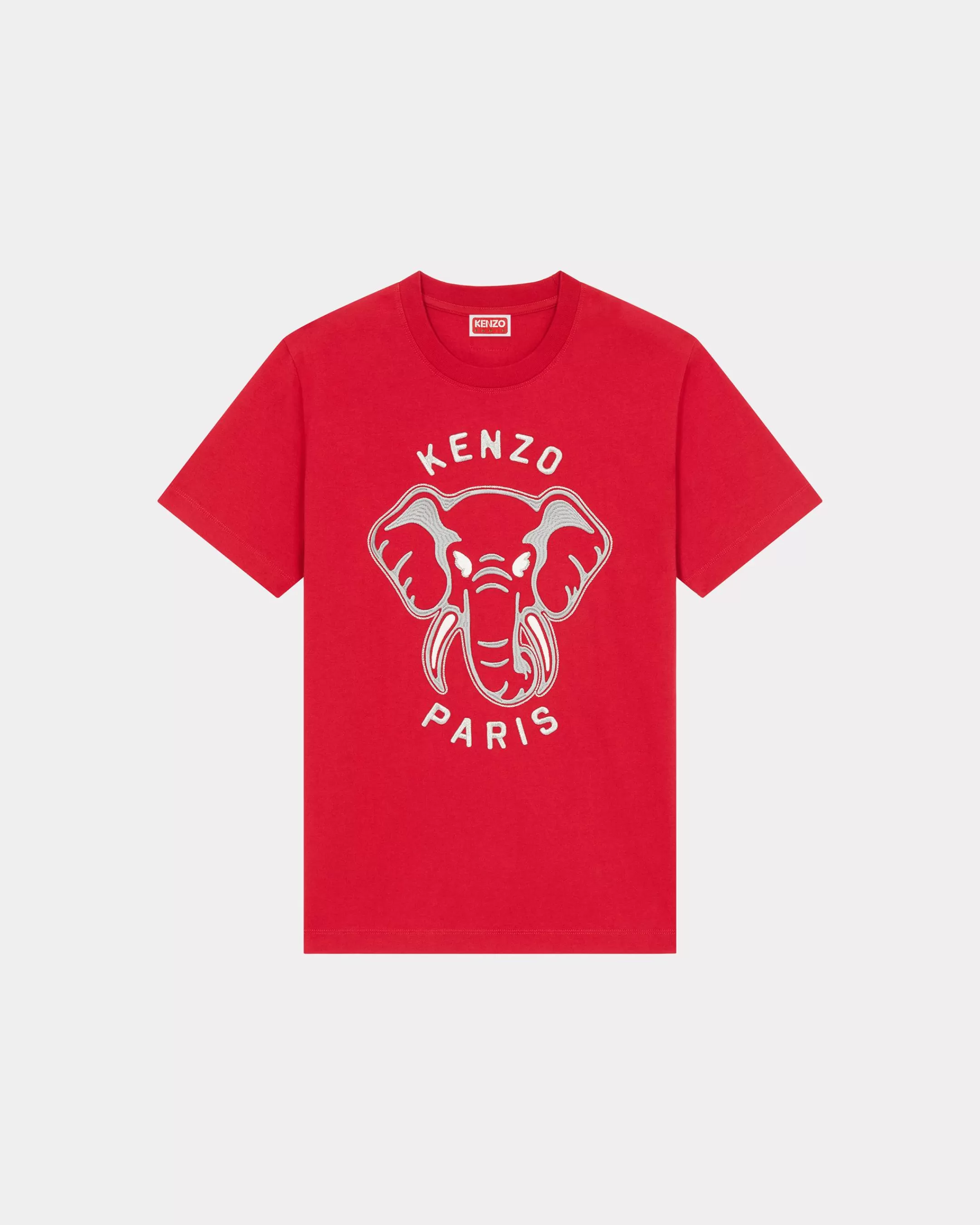 T-shirts and Polos*KENZO ' Elephant' loose embroidered T-shirt Cherry