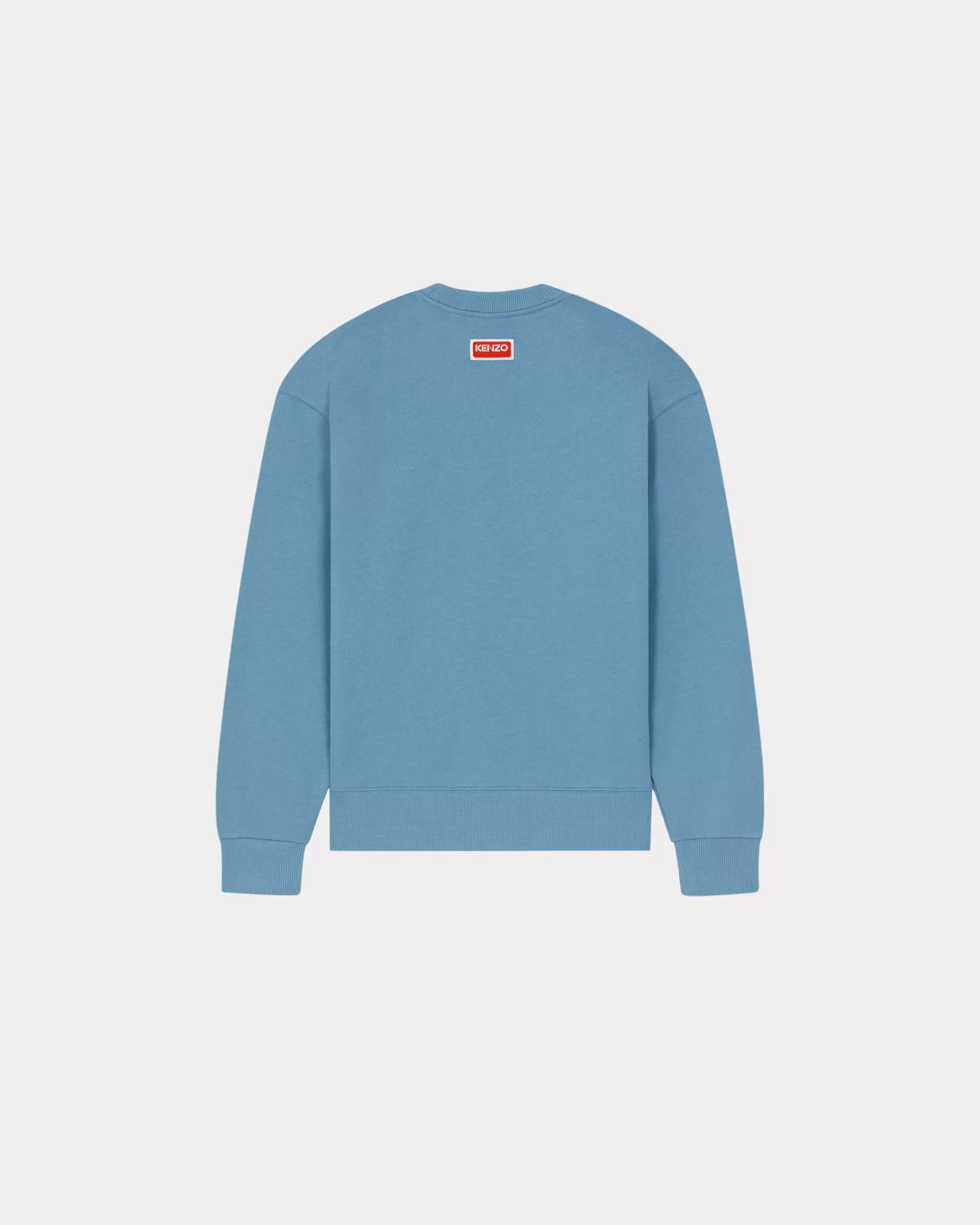 Sweatshirts and Hoodies*KENZO Elephant 'Varsity Jungle' embroidered sweatshirt Cyan