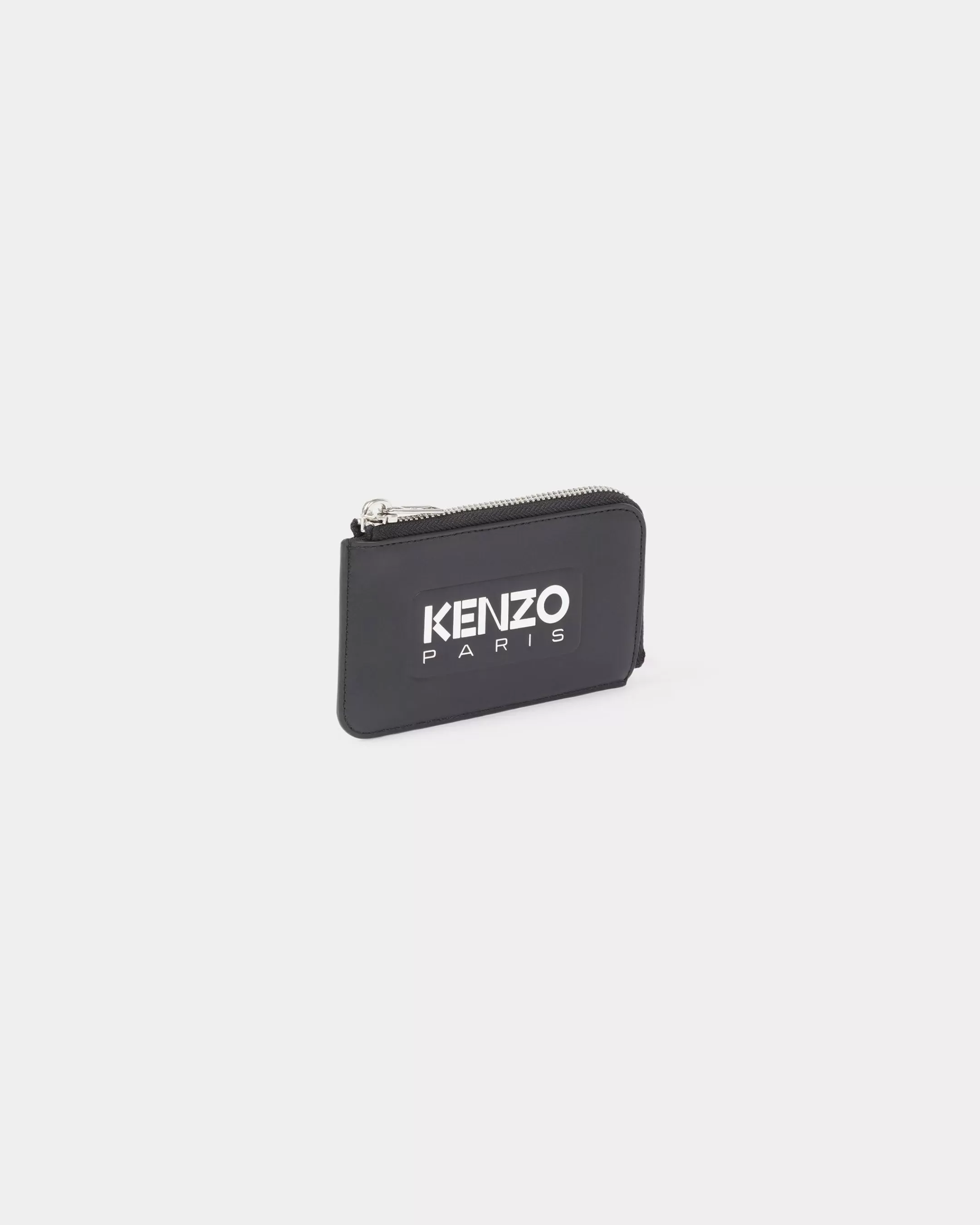 Small Leathergoods | Small Leathergoods*KENZO ' Emboss' leather zipped cardholder Black