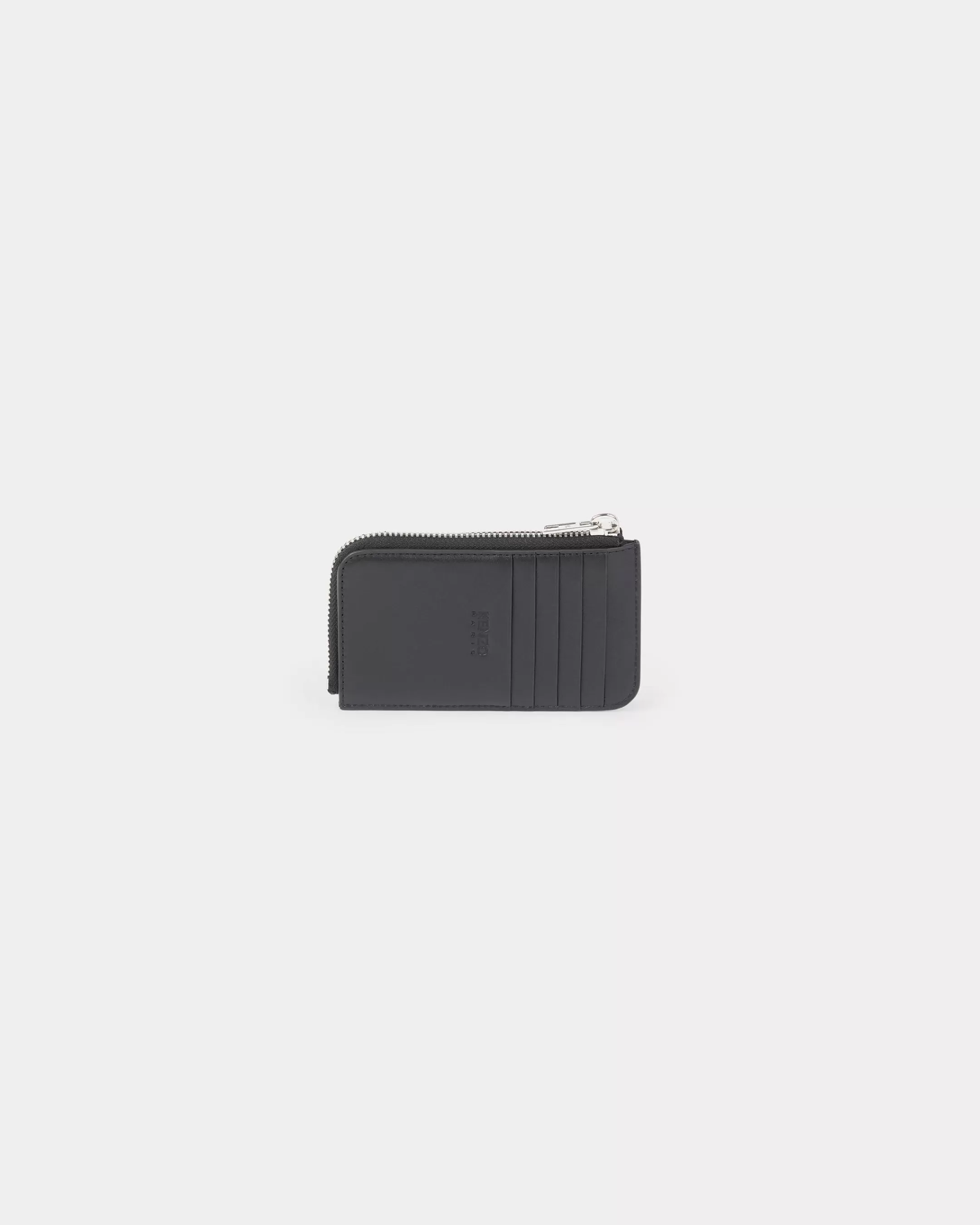 Small Leathergoods | Small Leathergoods*KENZO ' Emboss' leather zipped cardholder Black