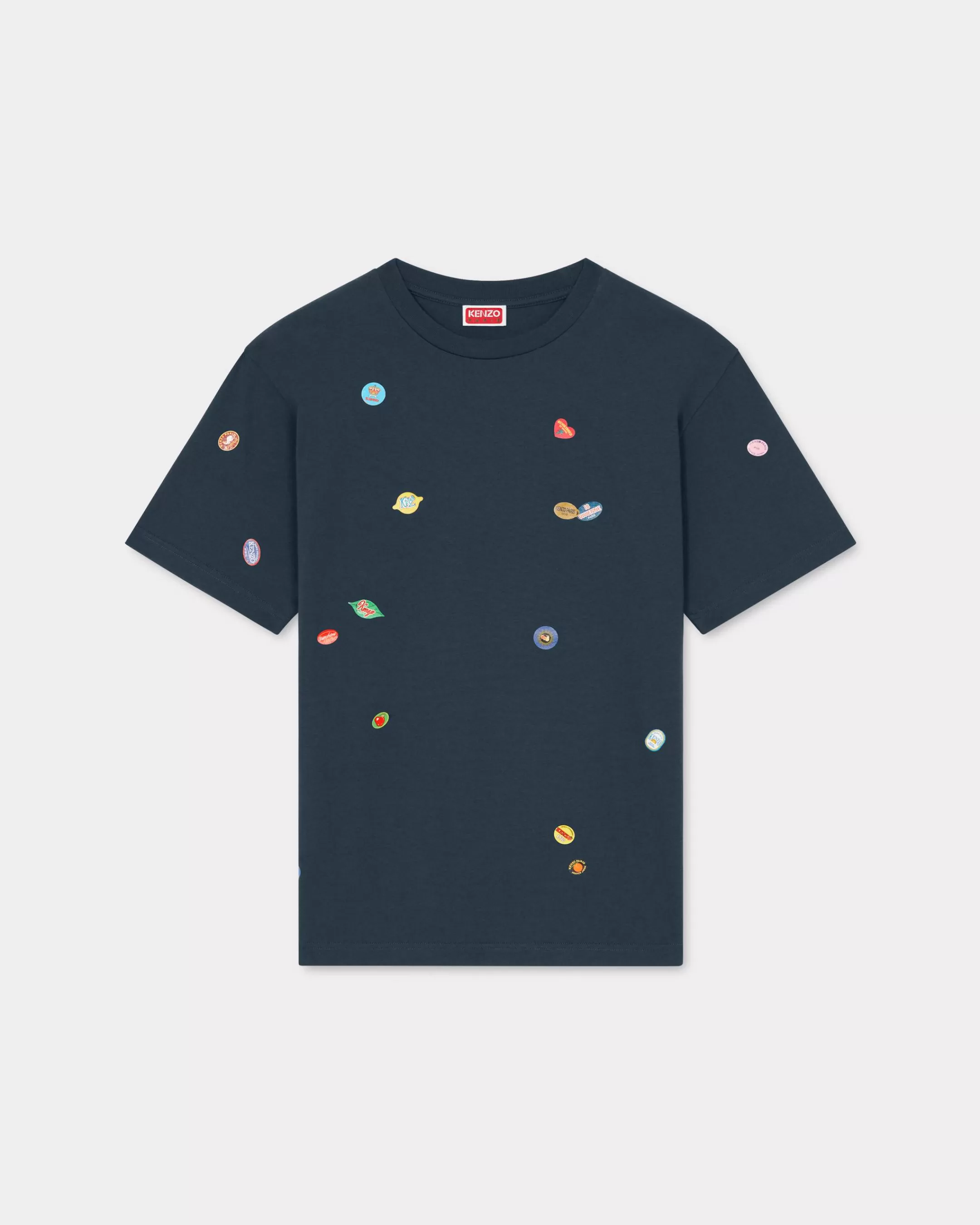 T-shirts and Polos*KENZO ' Fruit Stickers' classic T-shirt Midnight Blue