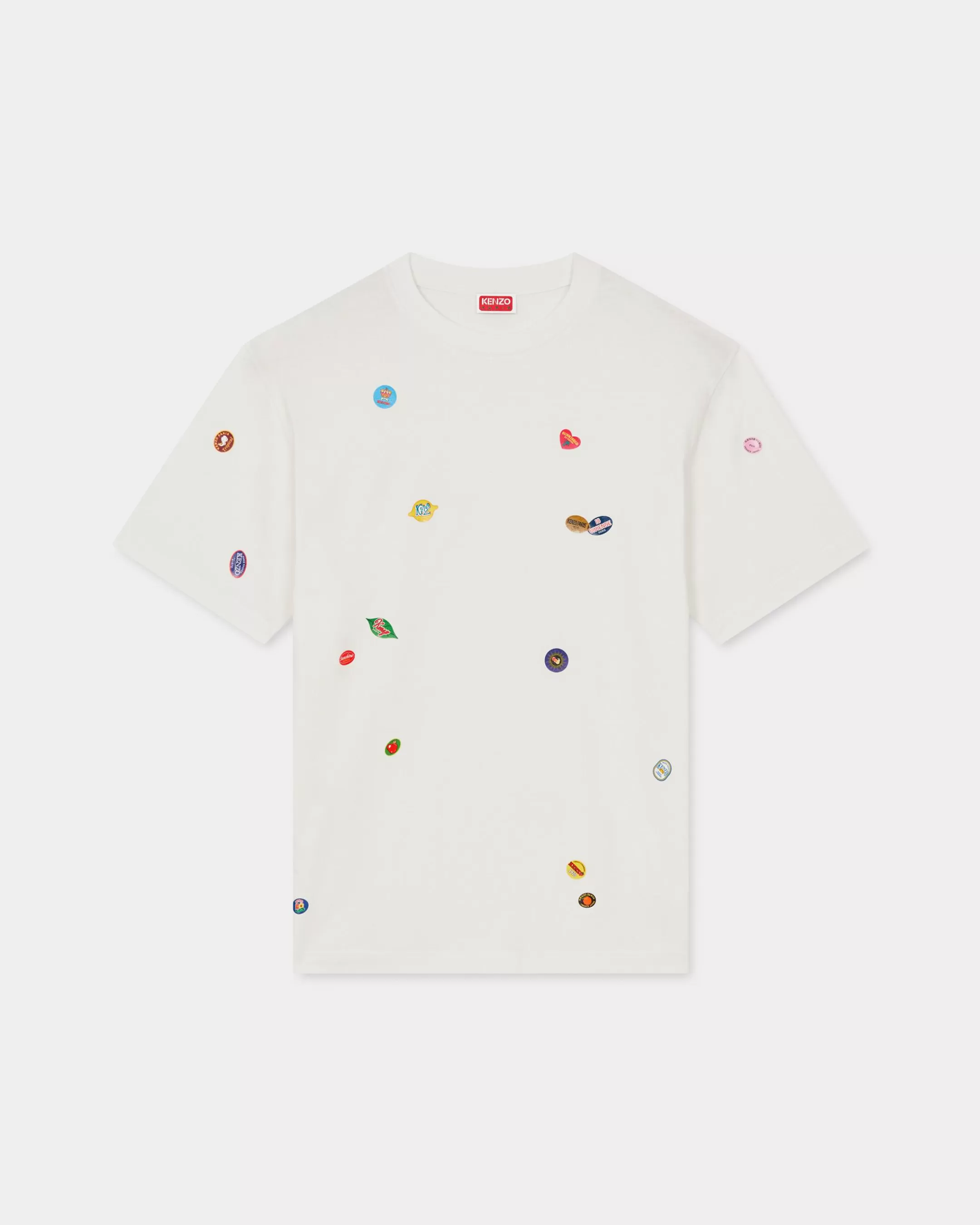 T-shirts and Polos*KENZO ' Fruit Stickers' classic T-shirt Off White