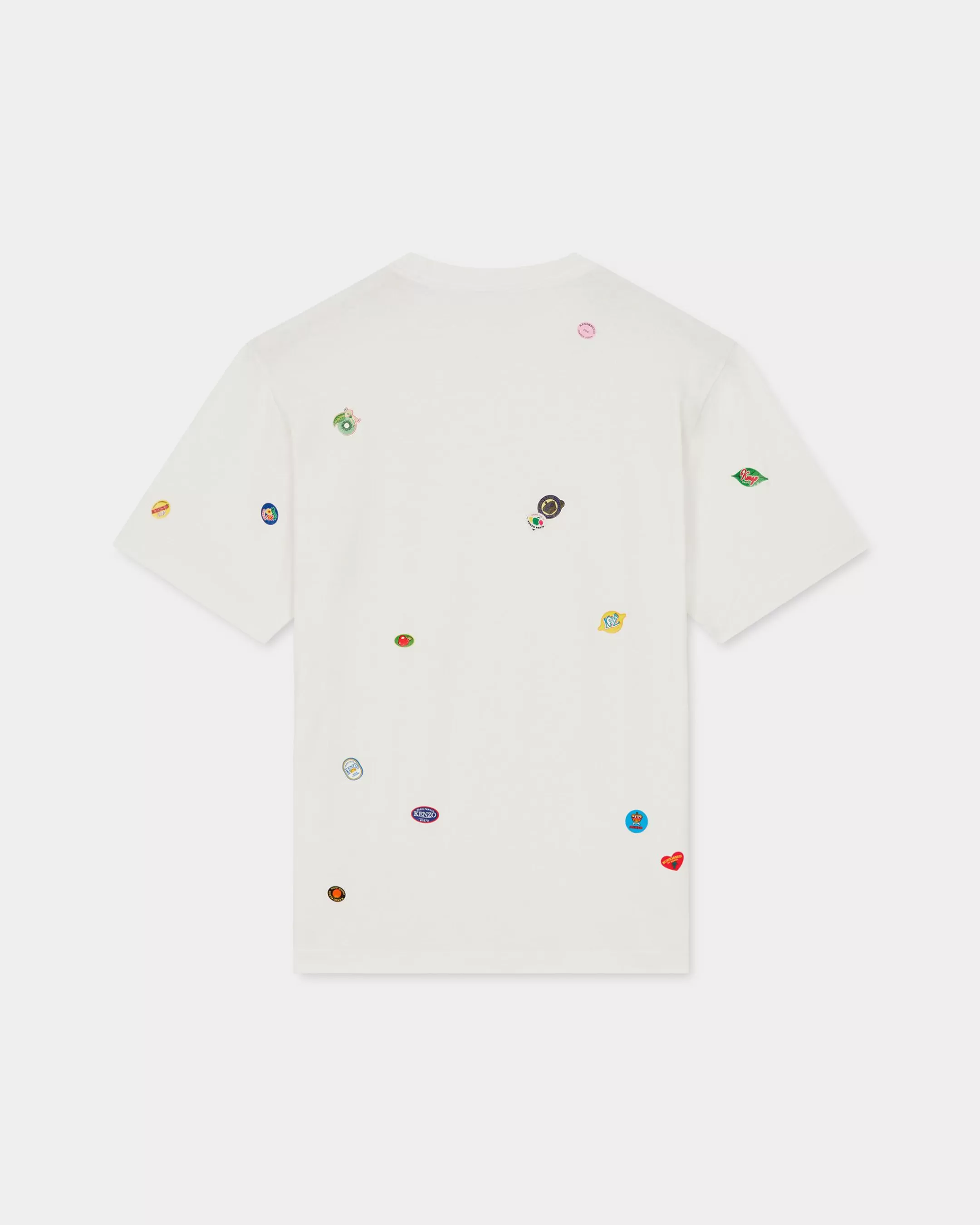 T-shirts and Polos*KENZO ' Fruit Stickers' classic T-shirt Off White