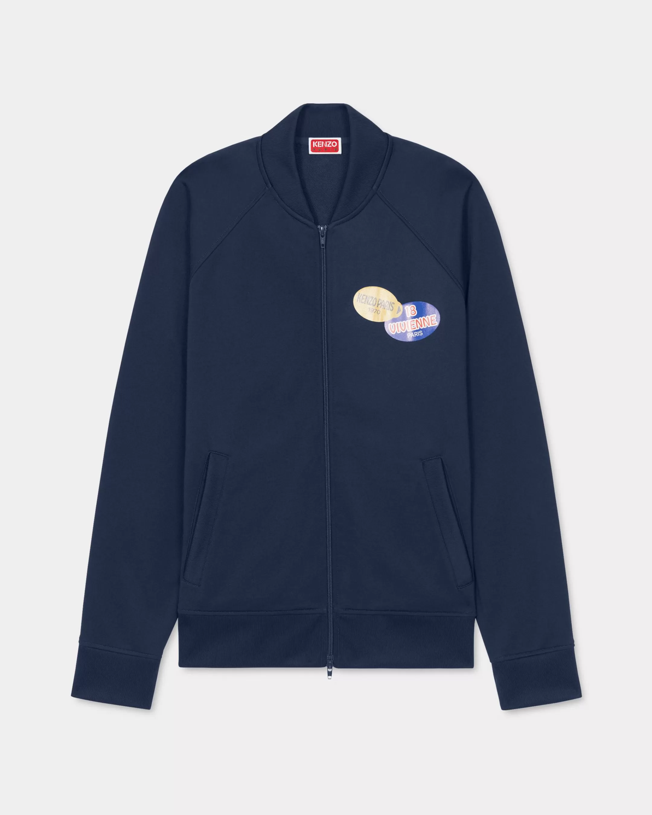 Sweatshirts and Hoodies | Jackets and Coats*KENZO ' Fruit Stickers' track jacket Midnight Blue