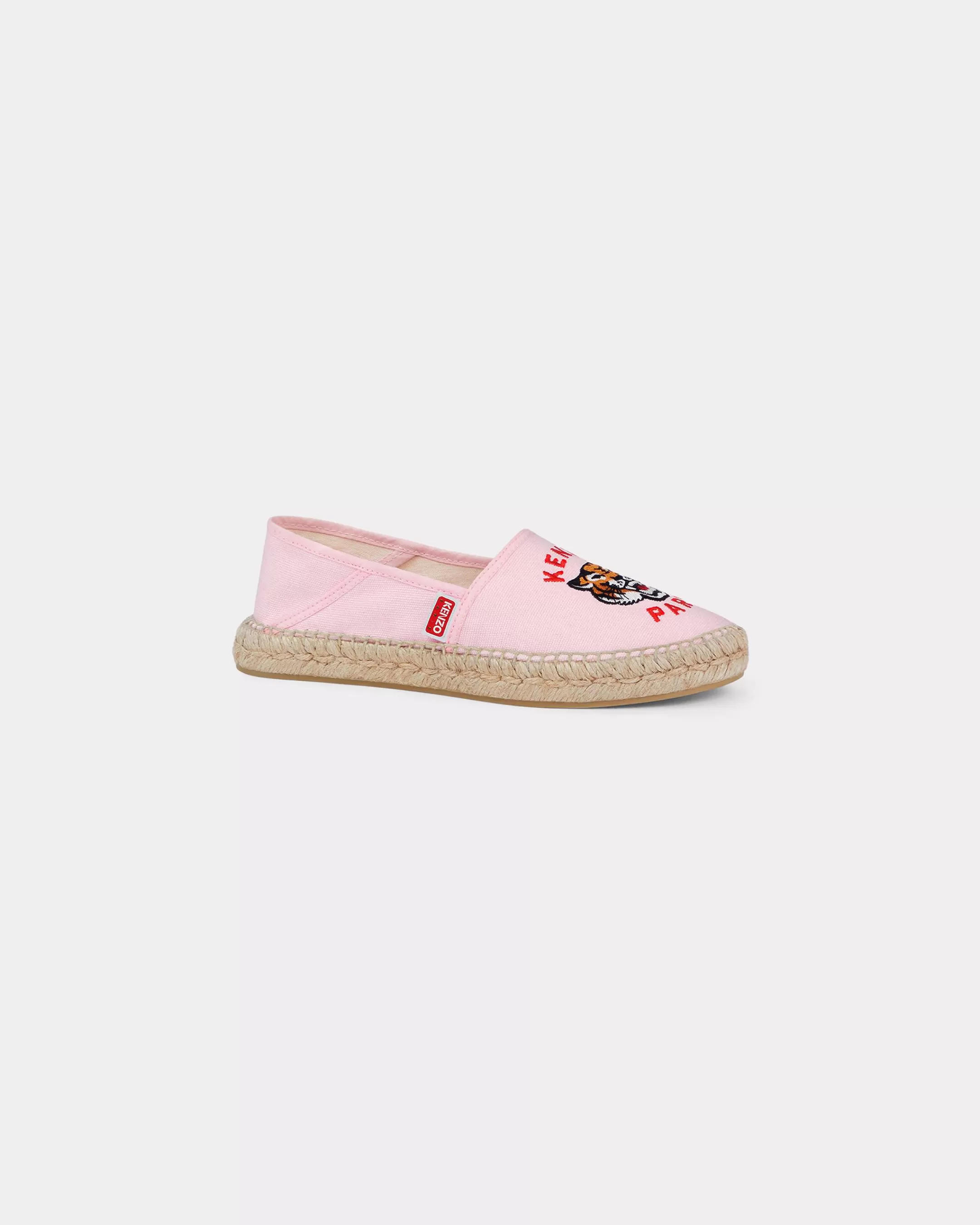 Mules And Espadrilles | Mules And Espadrilles*KENZO ' Lucky Tiger' embroidered canvas espadrilles Faded Pink