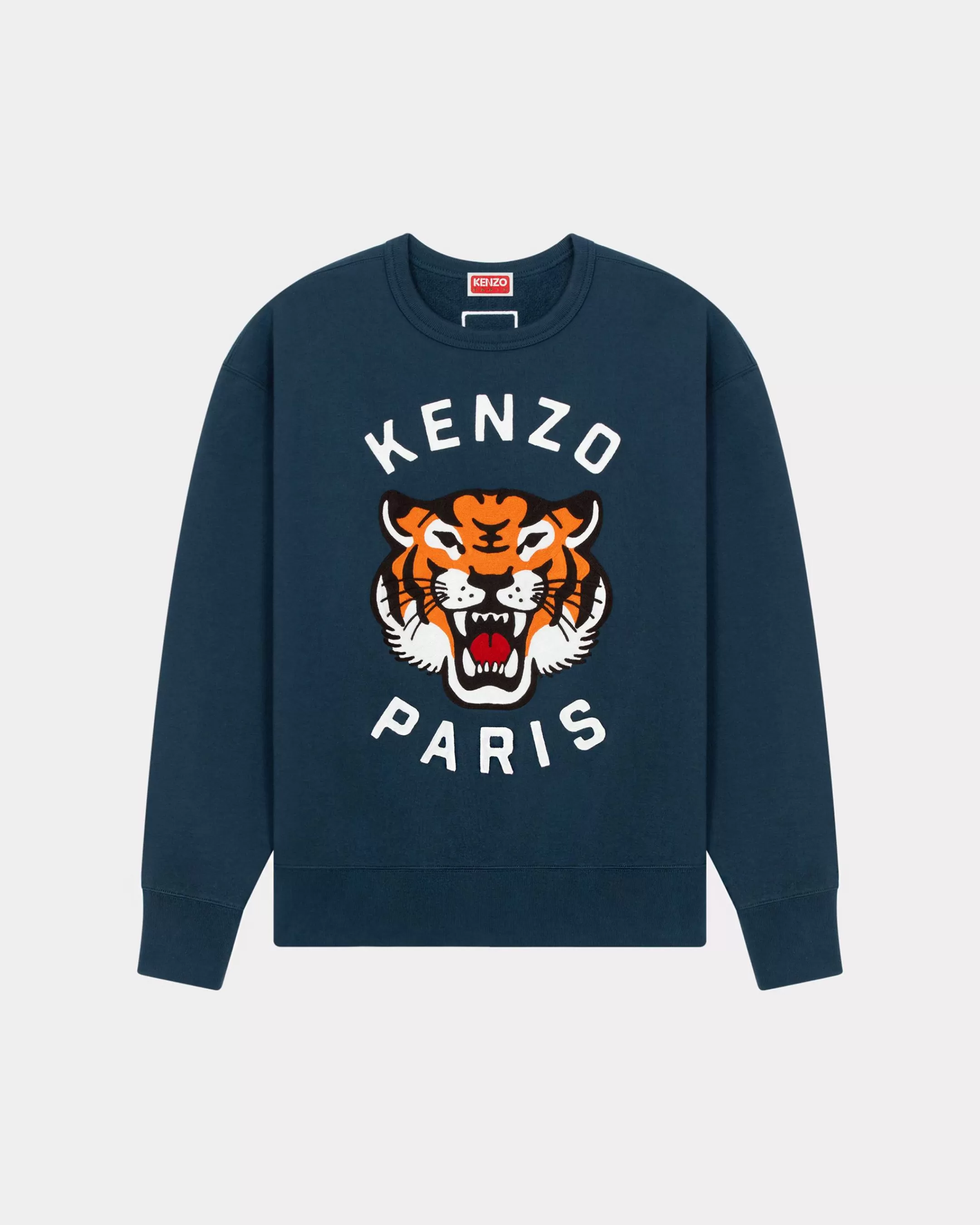 Sweatshirts and Hoodies | Sweatshirts and Hoodies*KENZO ' Lucky Tiger' embroidered oversized genderless sweatshirt Midnight Blue