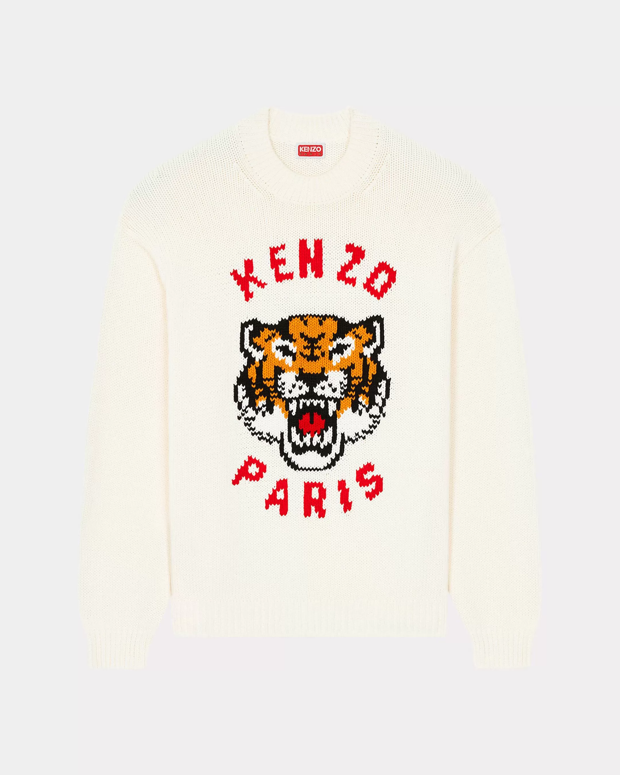 Knitwear | Knitwear*KENZO ' Lucky Tiger' genderless jumper Off White