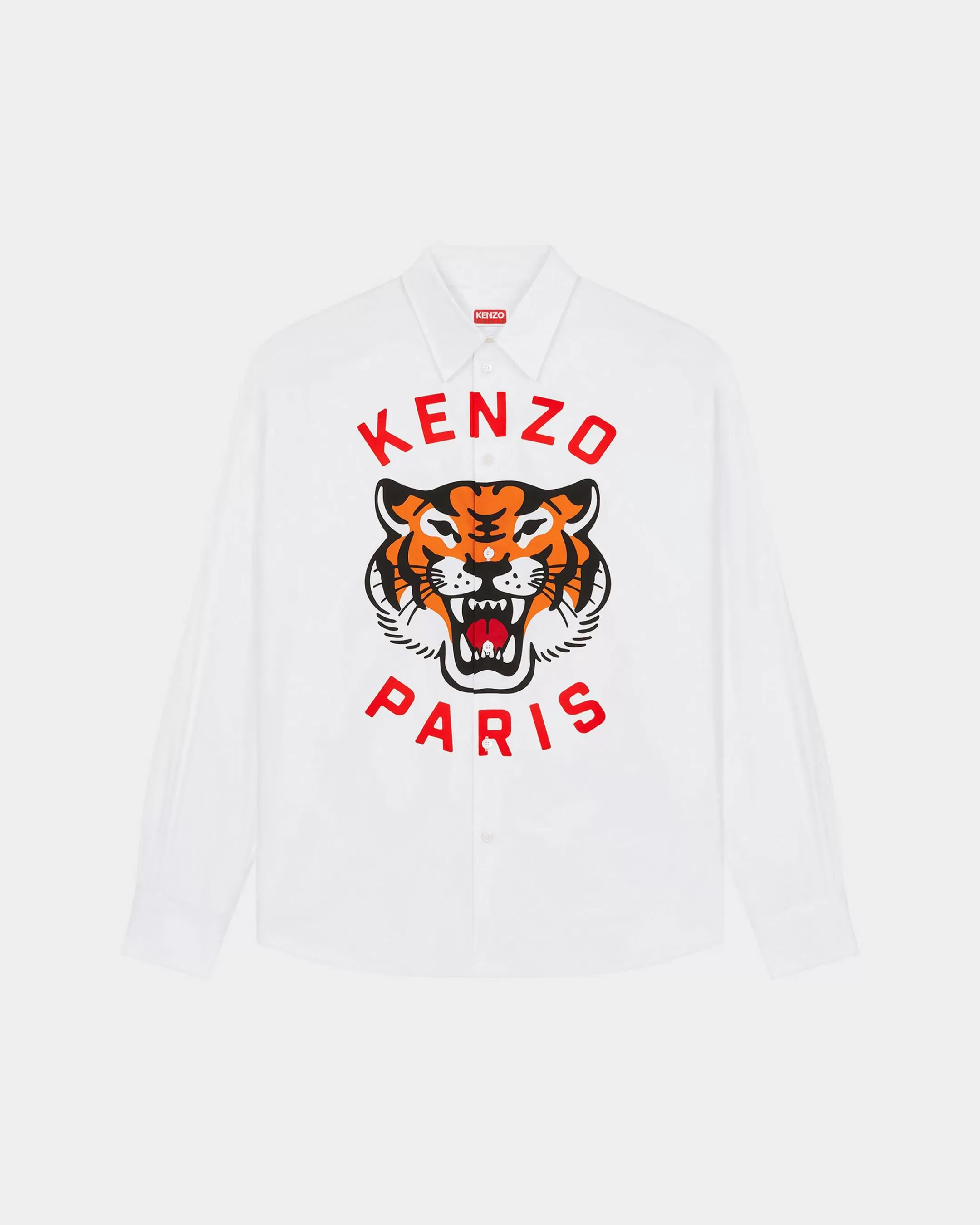 Shirts | Lucky Tiger*KENZO ' Lucky Tiger' shirt White