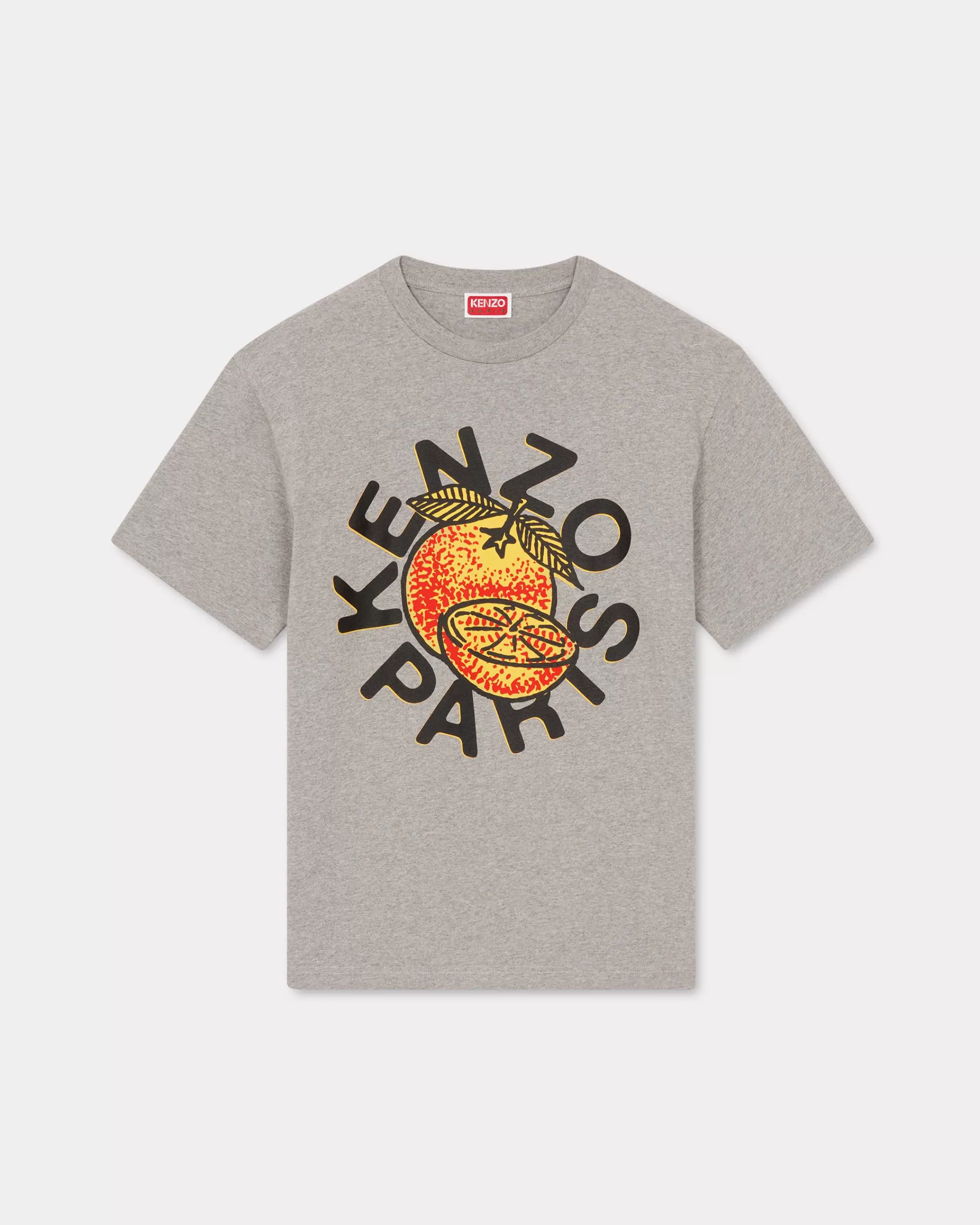 T-shirts and Polos*KENZO ' Orange' classic T-shirt Pearl Grey