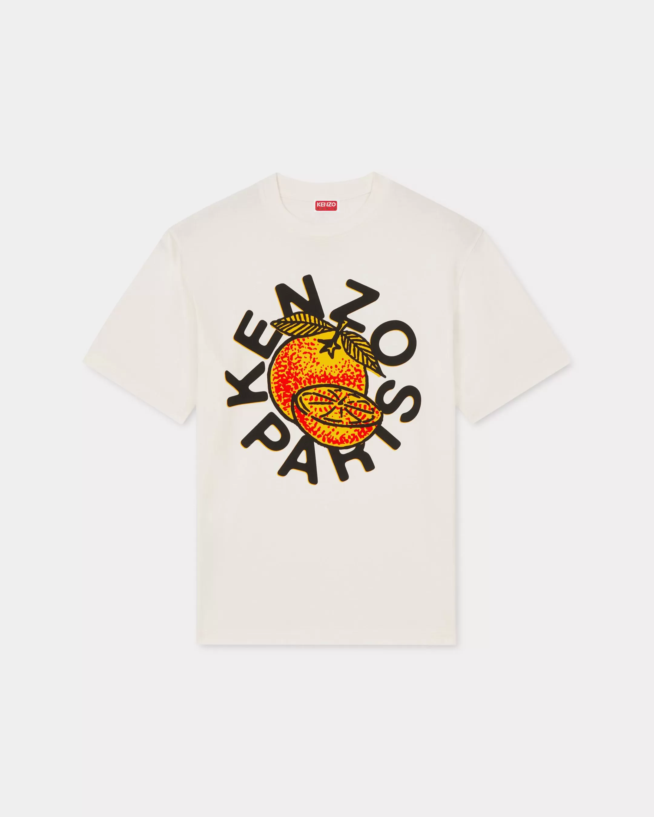 T-shirts and Polos*KENZO ' Orange' classic T-shirt Off White