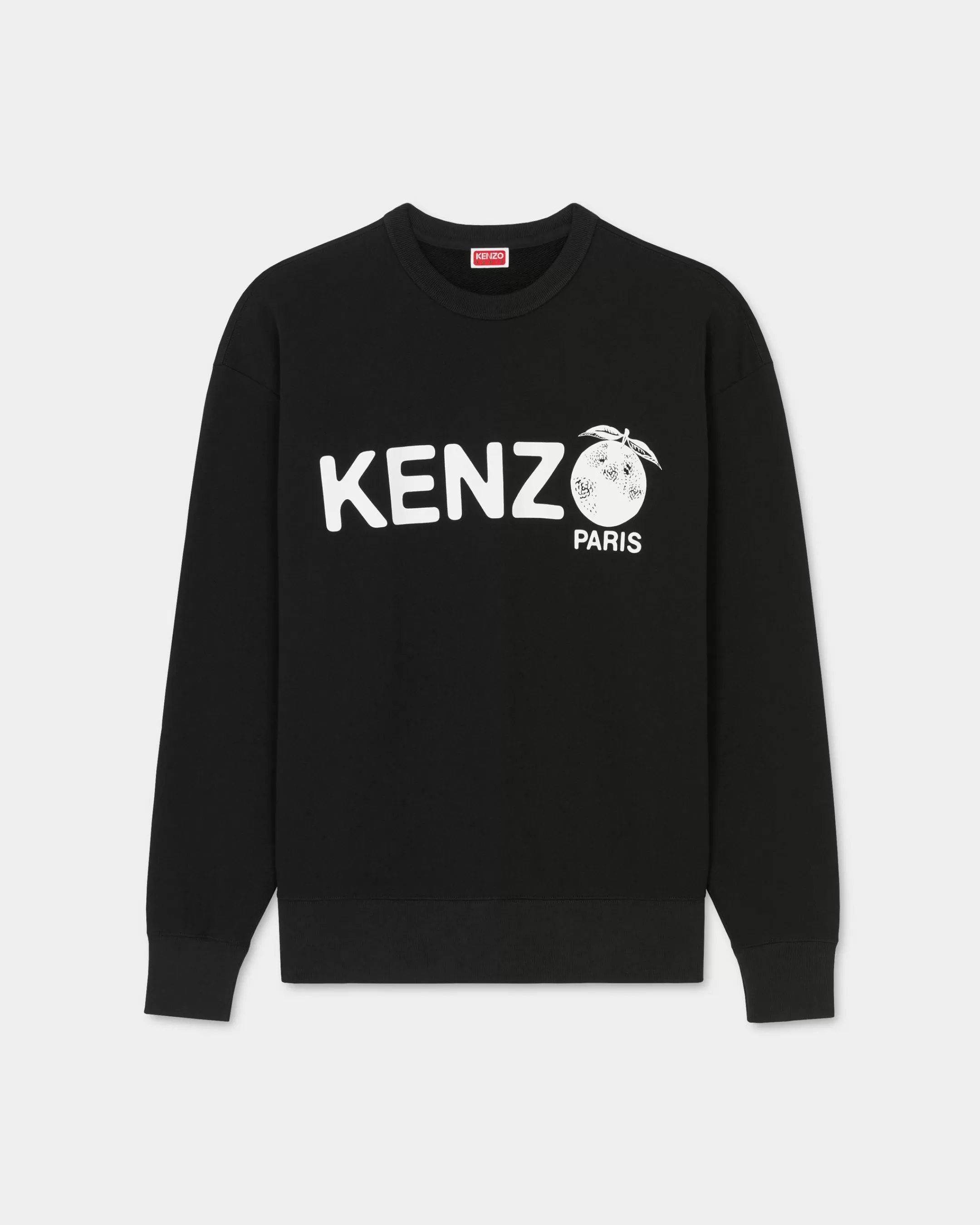 Sweatshirts and Hoodies*KENZO ' Orange' oversized sweatshirt Black