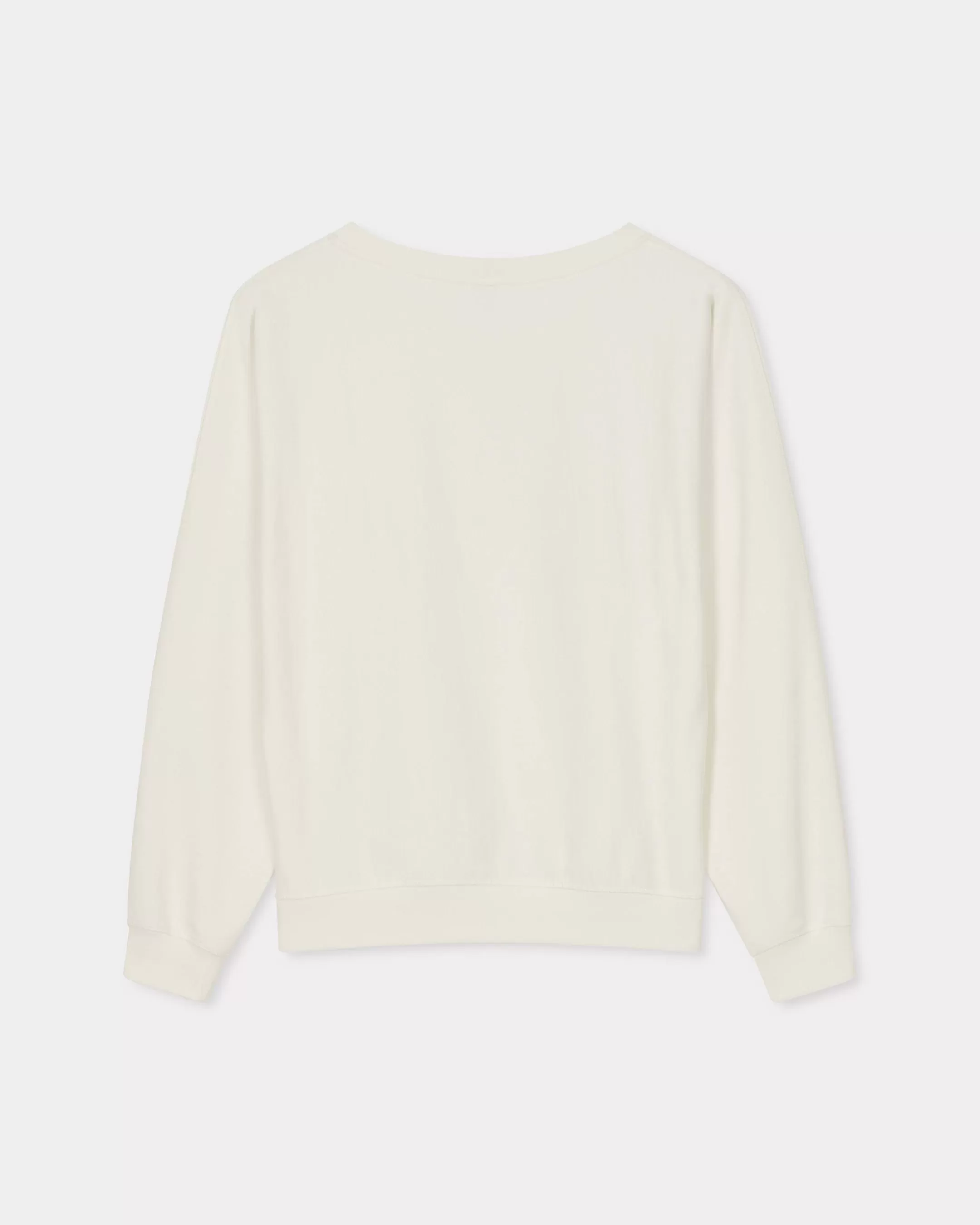 Sweatshirts and Hoodies*KENZO ' Rose' batwing oversized sweatshirt Off White