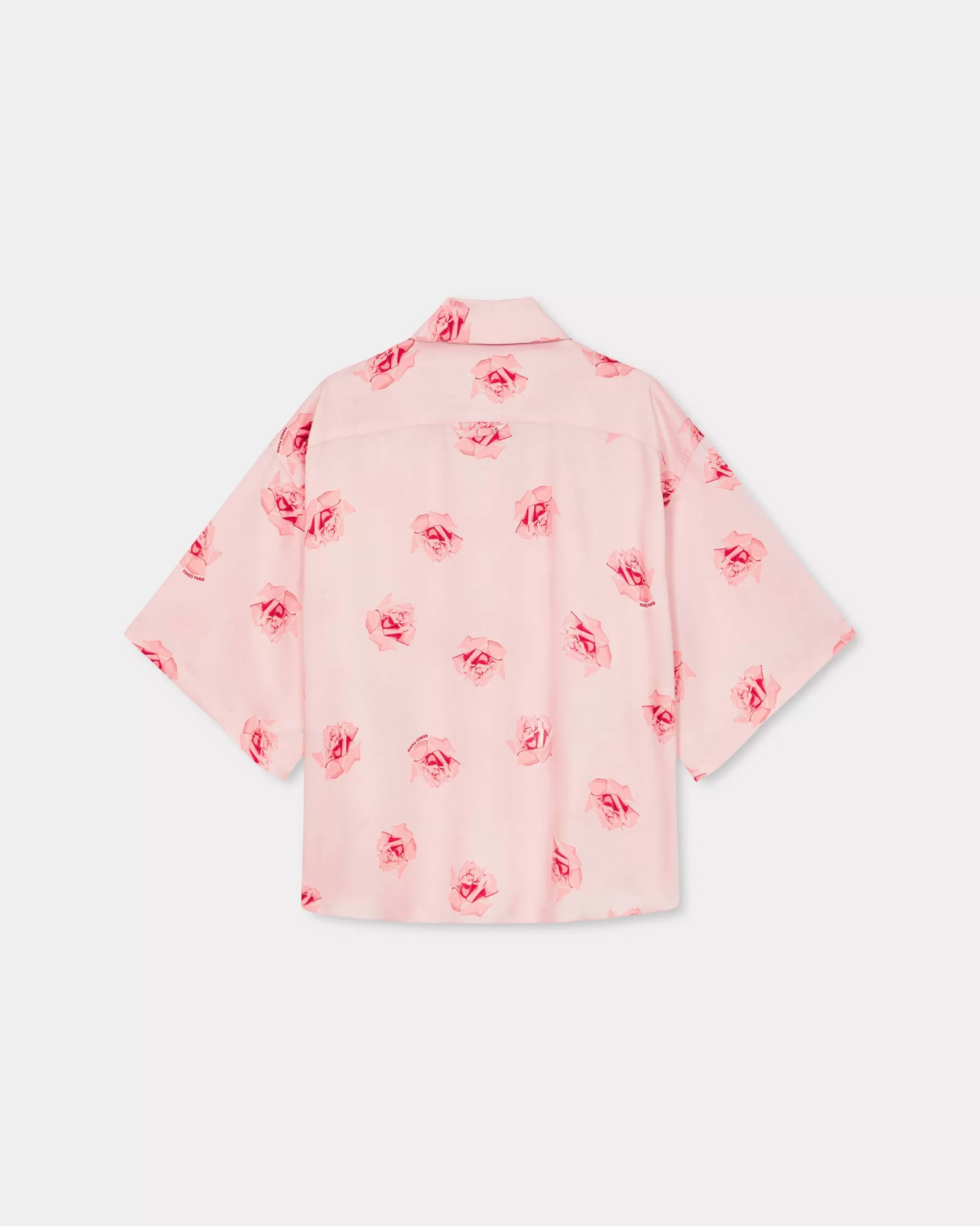 Tailoring | Shirts and Tops*KENZO ' Rose' cropped dropped shoulders shirt Faded Pink