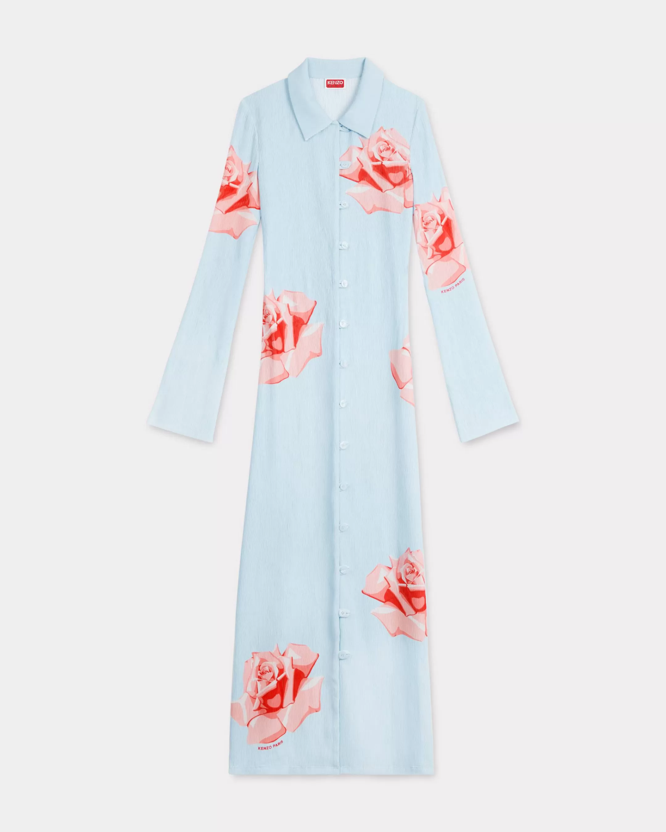 Dresses and Skirts | Shirts and Tops*KENZO ' Rose' elevated woven cardigan Light Blue