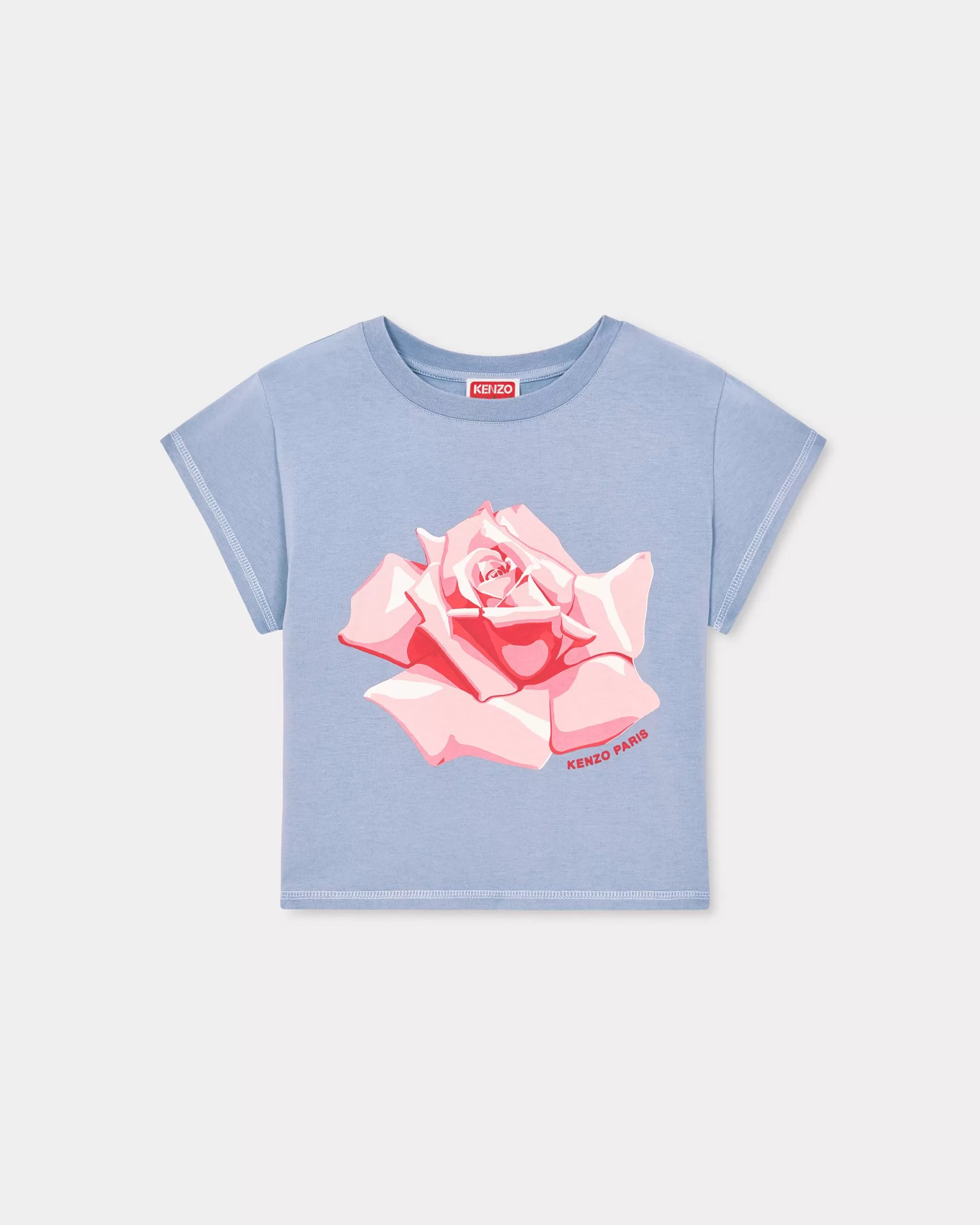 T-shirts and Polos*KENZO ' Rose' micro fit T-shirt Blue