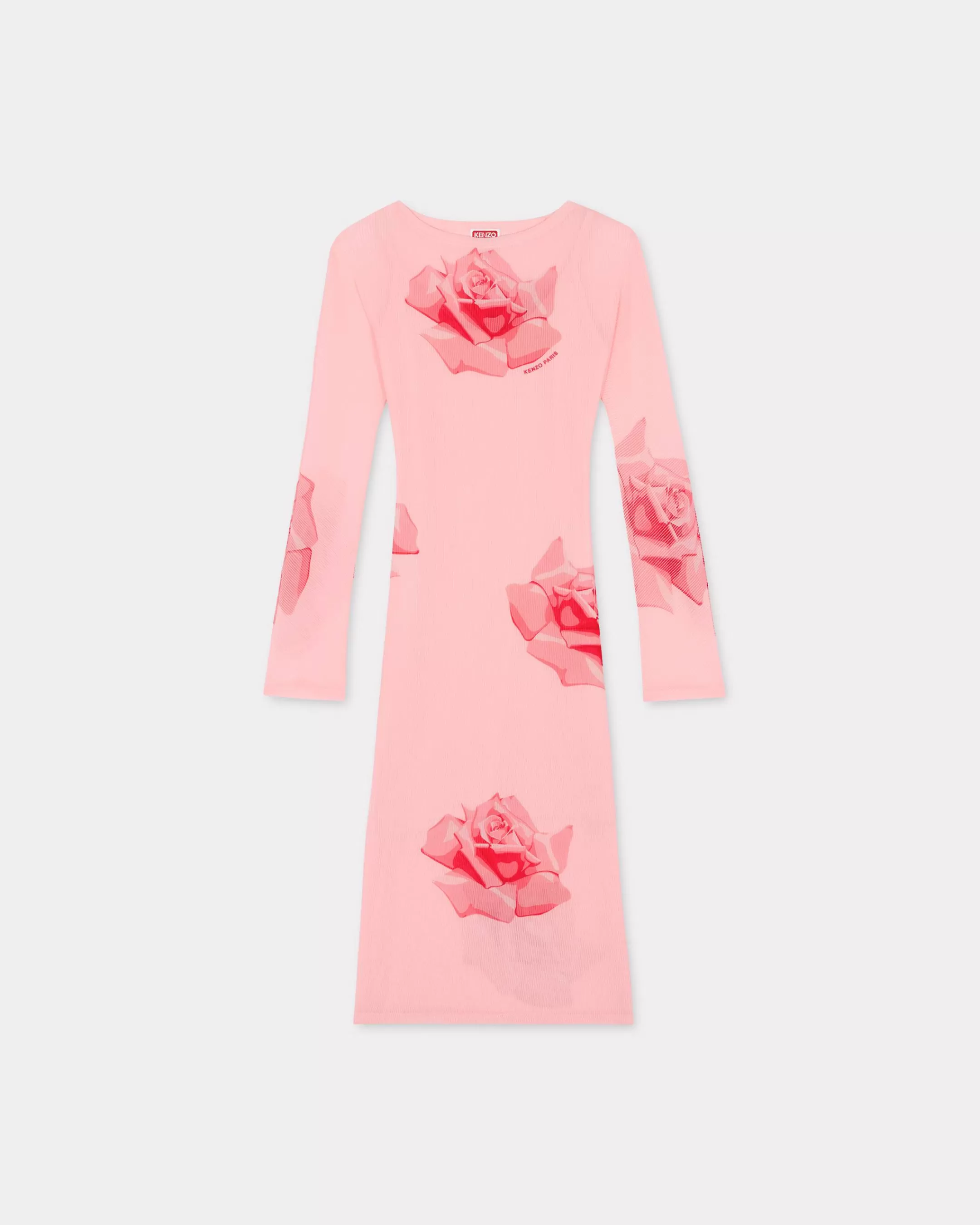 Dresses and Skirts*KENZO ' Rose' midi pleated dress Faded Pink