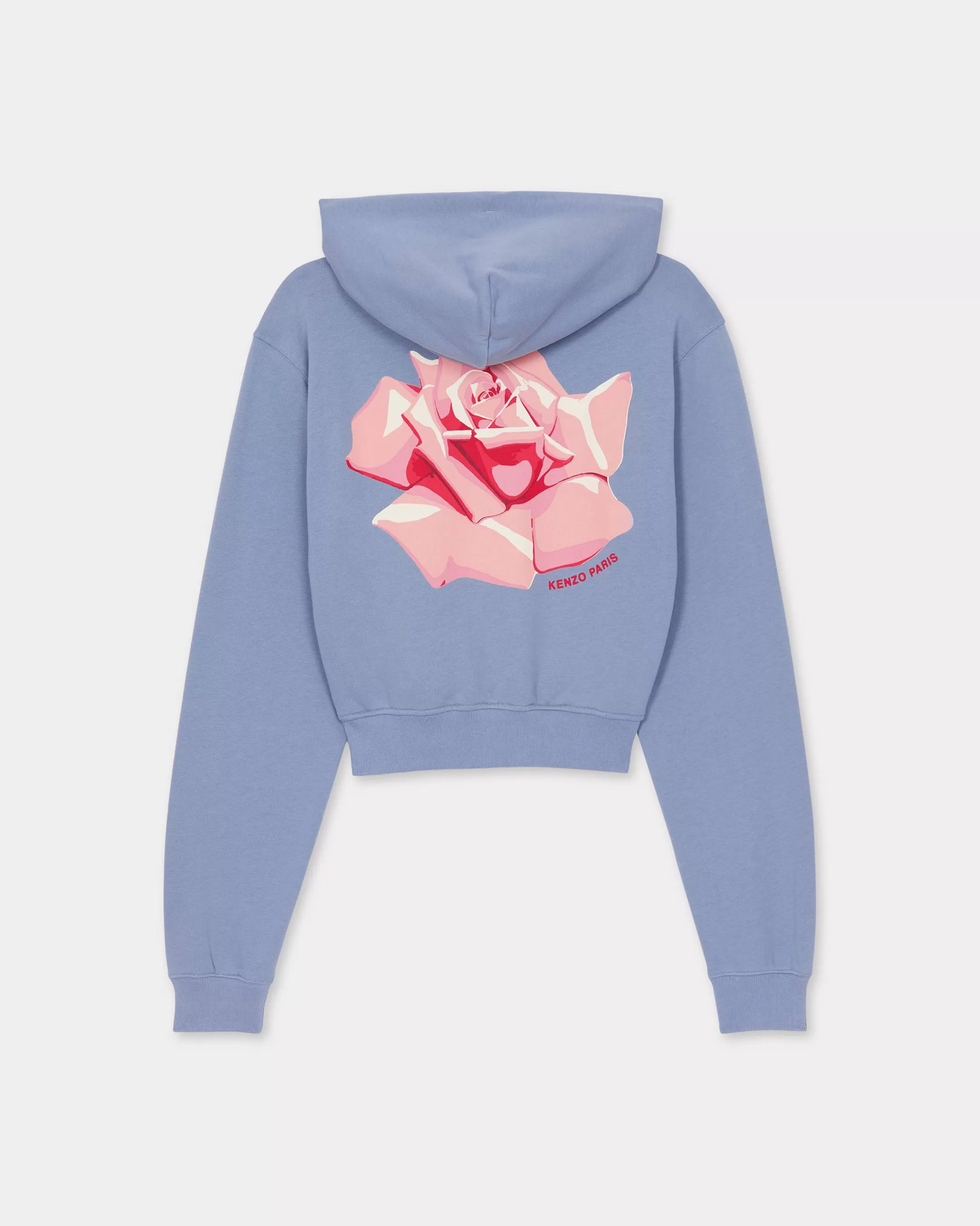 Sweatshirts and Hoodies*KENZO ' Rose' zip up hoodie Blue