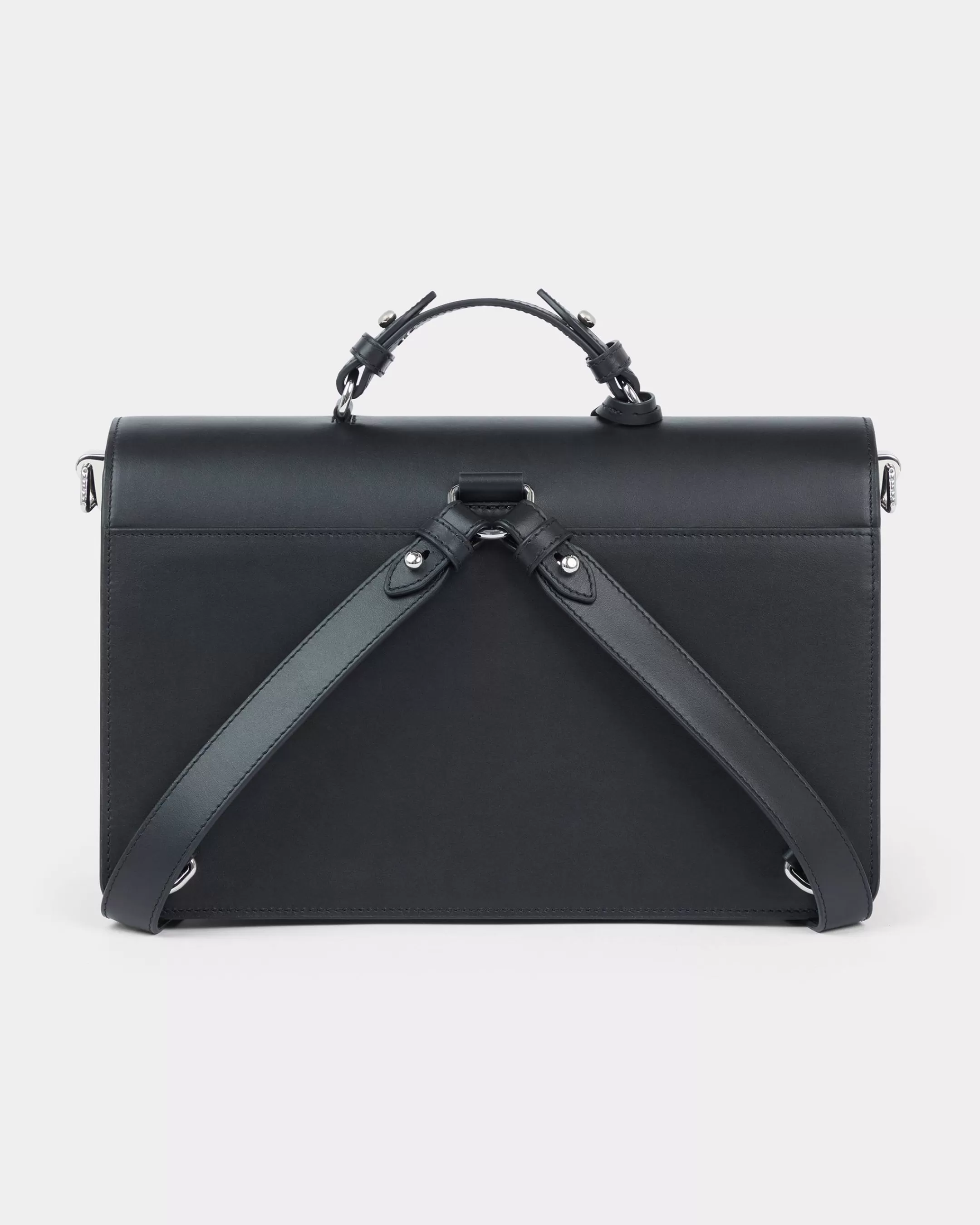 BAGS | Women's Bags*KENZO ' Rue Vivienne' large leather bag with strap Black