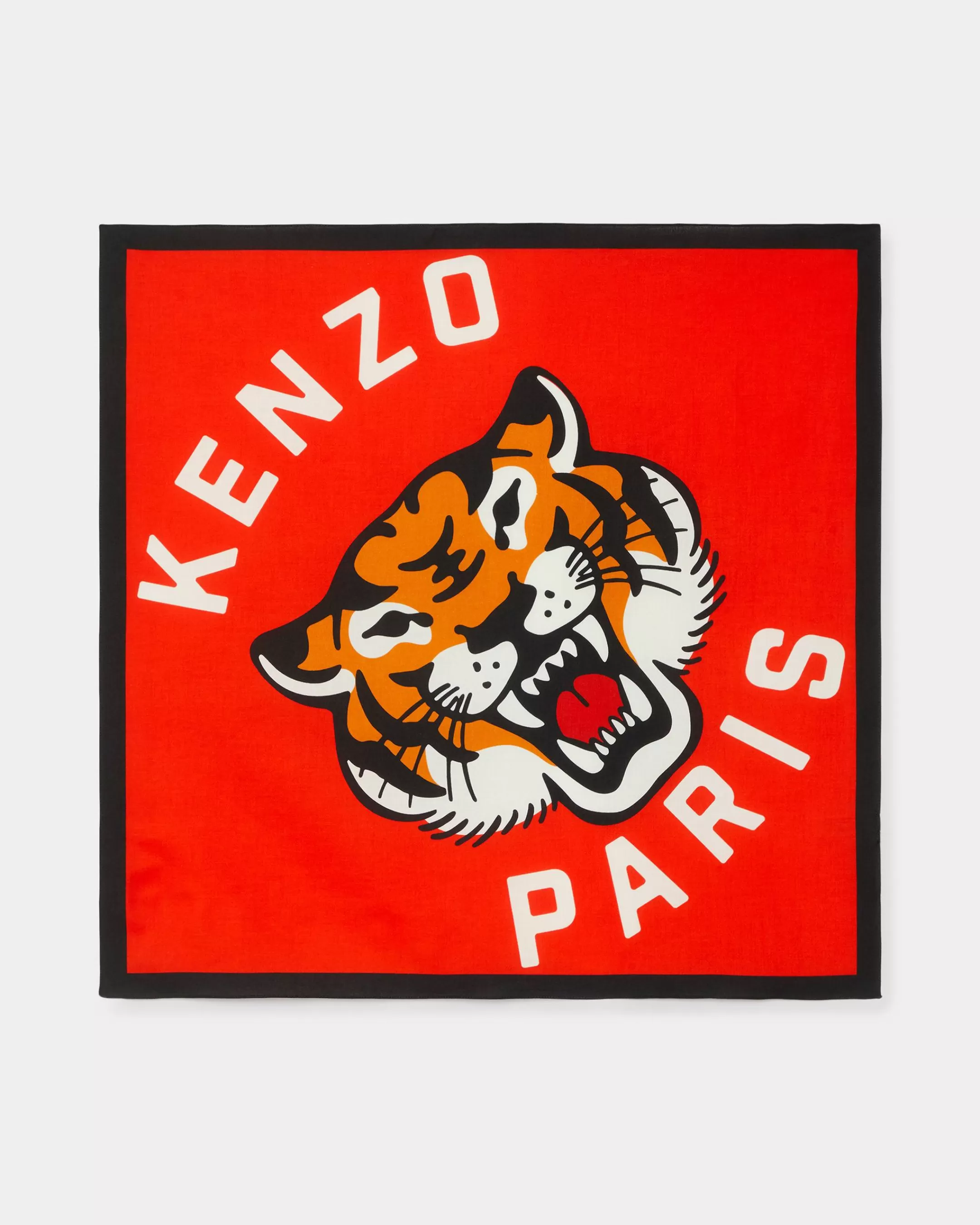 Scarves | Scarves*KENZO ' Stamp' cotton bandana Medium Red