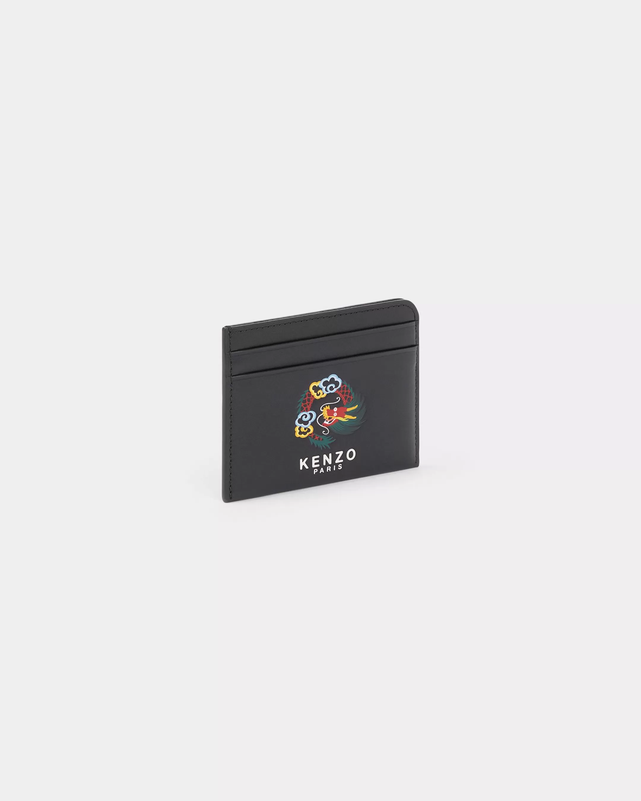 Small Leathergoods | Small Leathergoods*KENZO ' Stamp' leather card holder Black