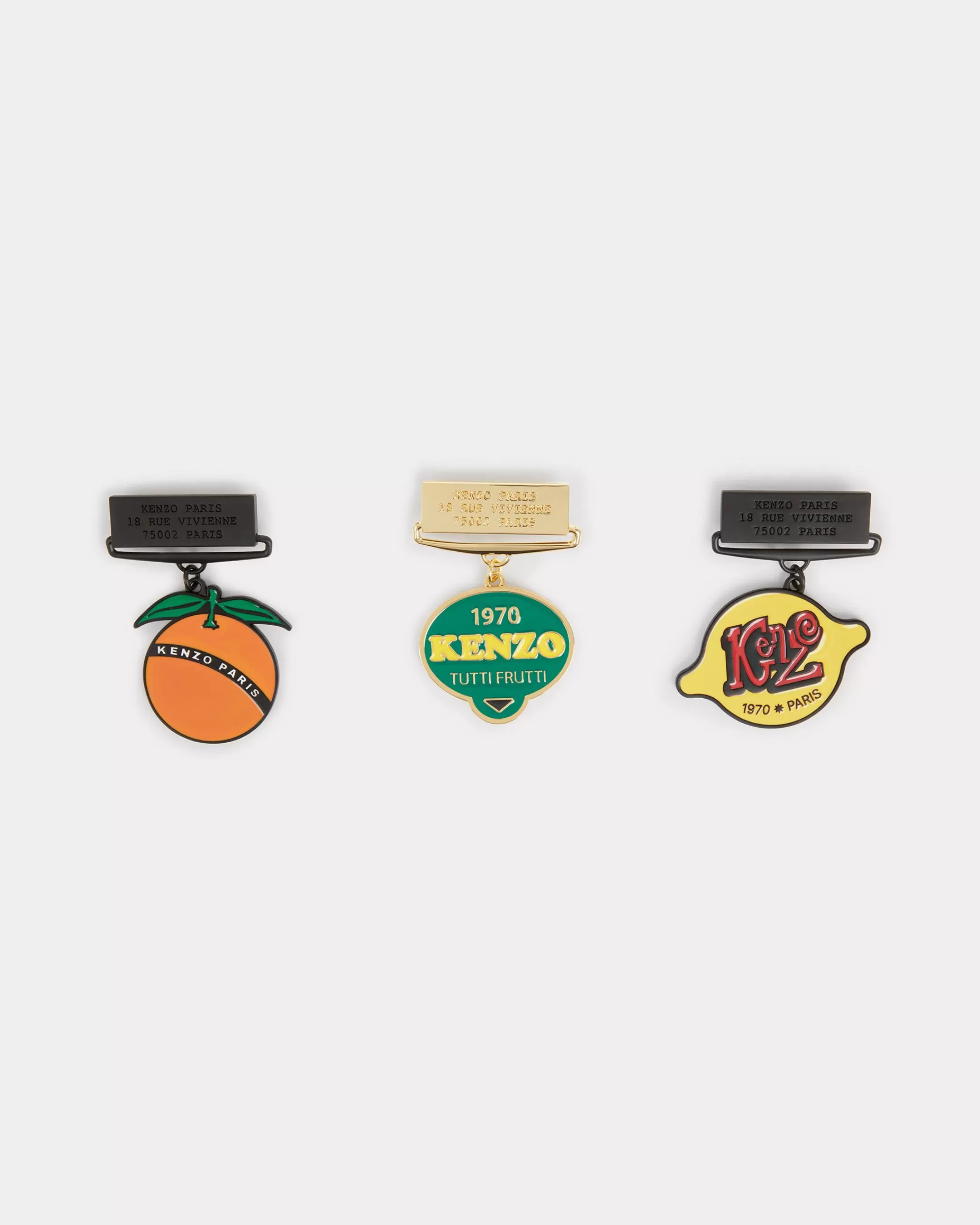 Pins & Jewelry | Pins & Jewelry*KENZO ' Stamp' set of medals Multicolor