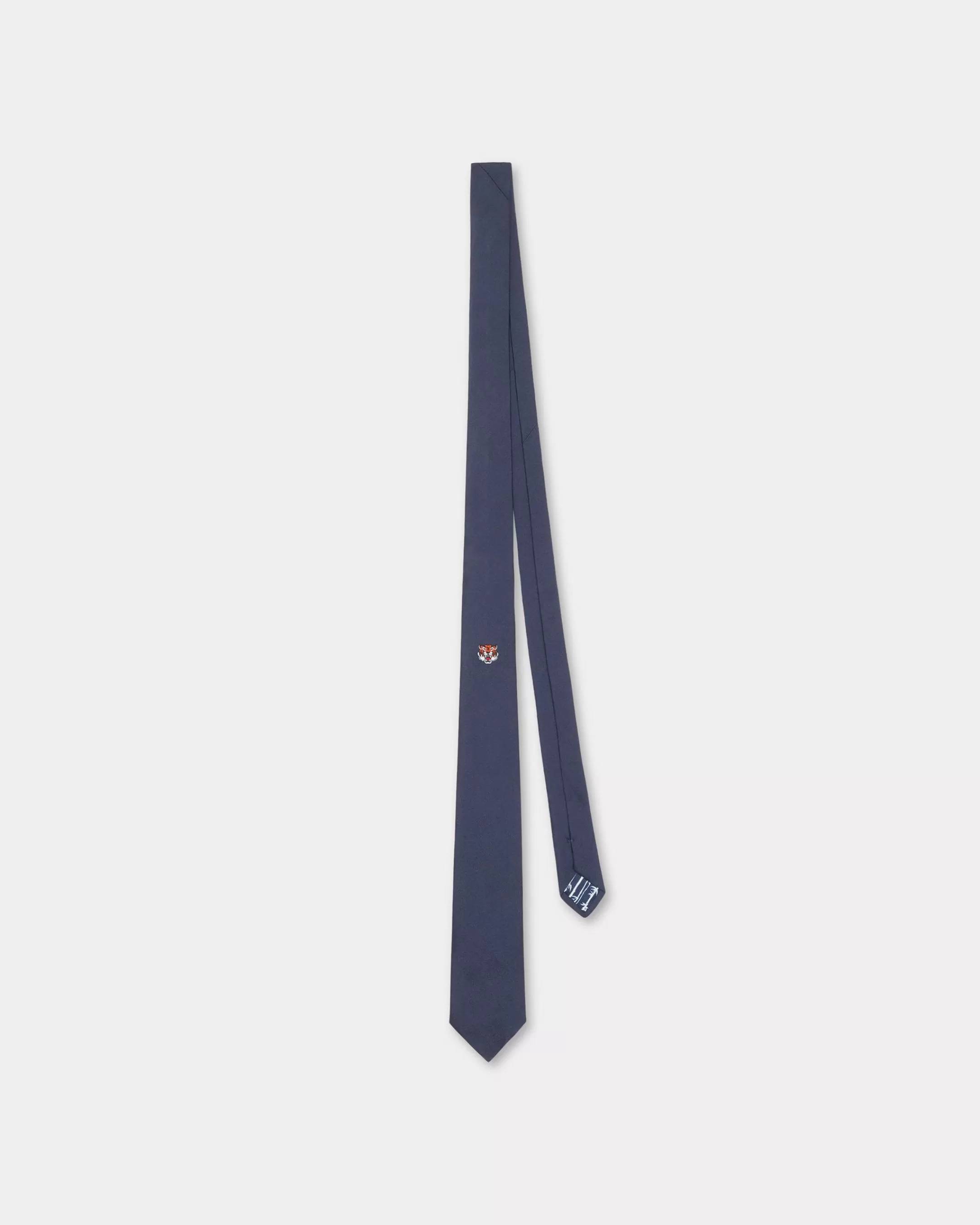 Ties | Ties*KENZO ' Stamp' silk tie Midnight Blue