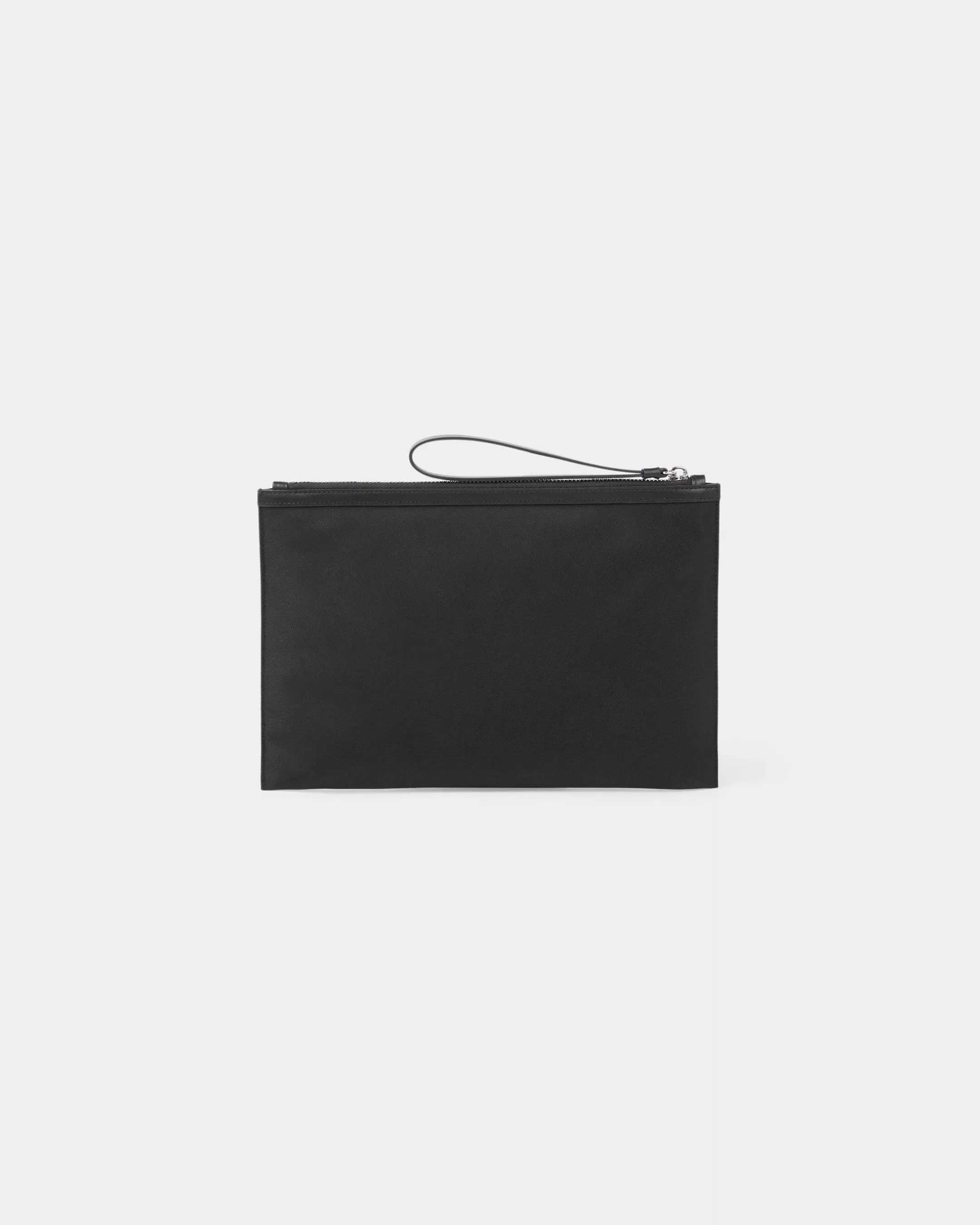 Small Leathergoods | Small Leathergoods*KENZO ' Varsity' large embroidered nylon clutch Black