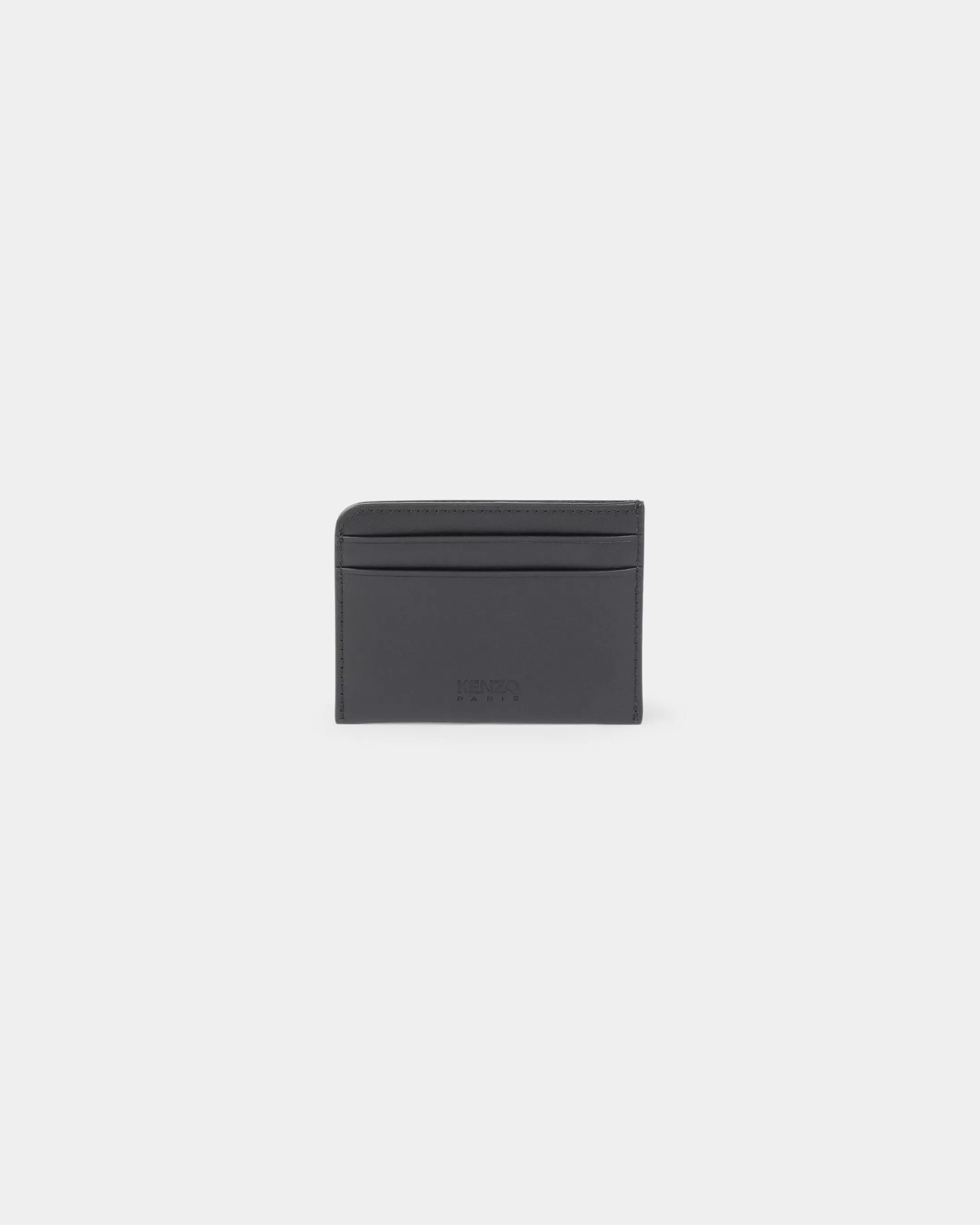 Small Leathergoods | Small Leathergoods*KENZO ' Varsity' leather card holder Black