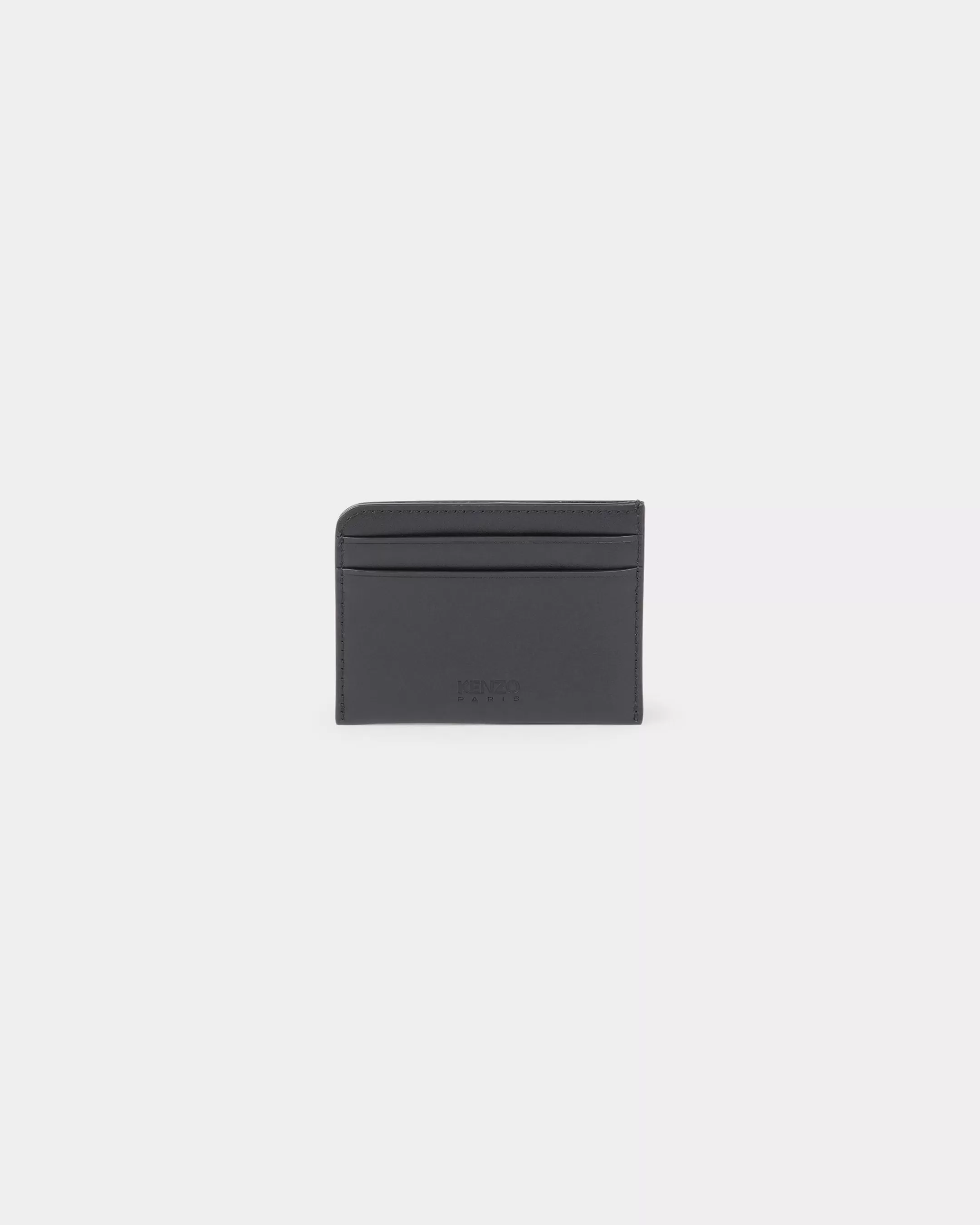 Small Leathergoods | Small Leathergoods*KENZO ' Varsity' leather card holder Black