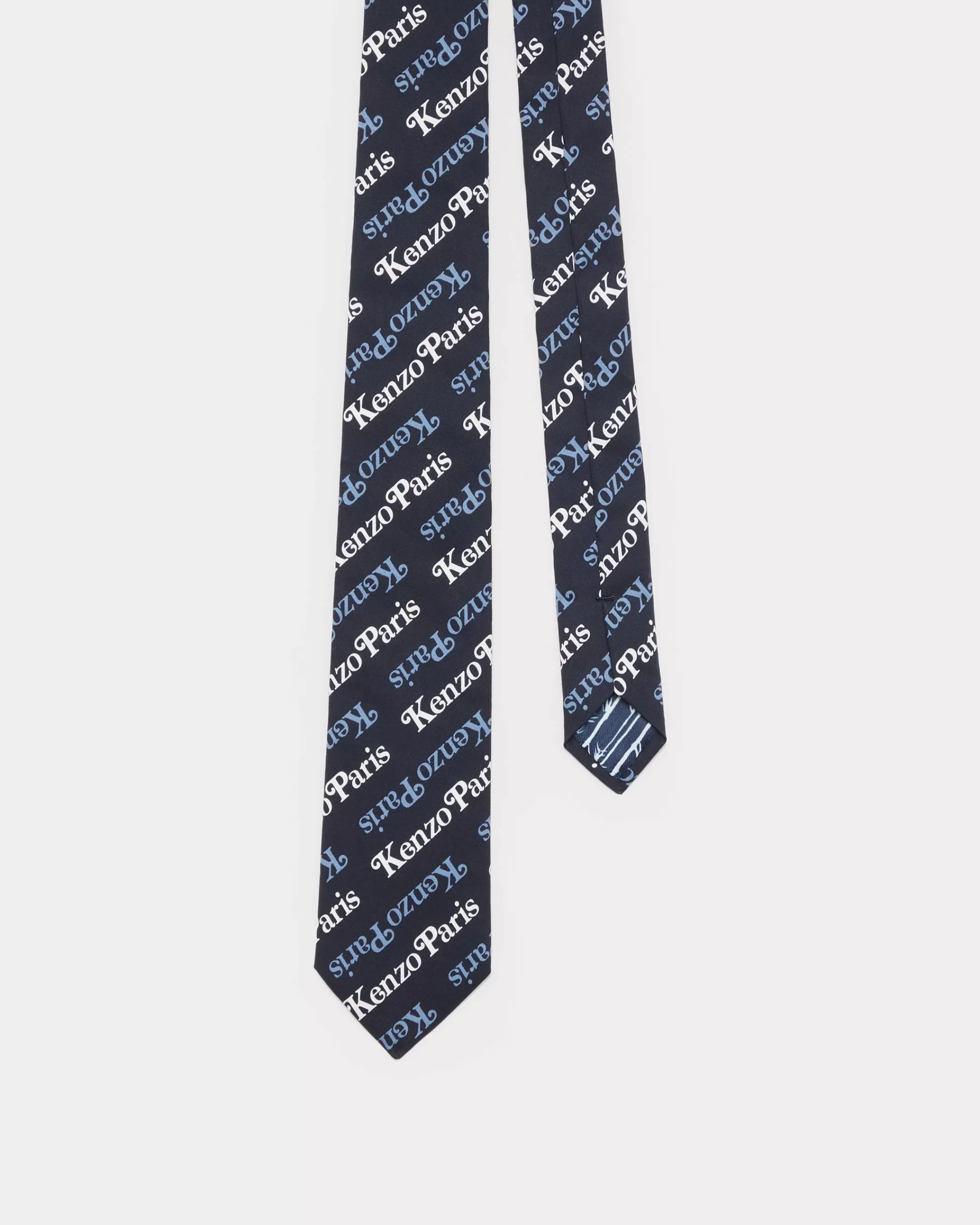 Ties | Ties*KENZO 'GRAM' cotton tie Midnight Blue