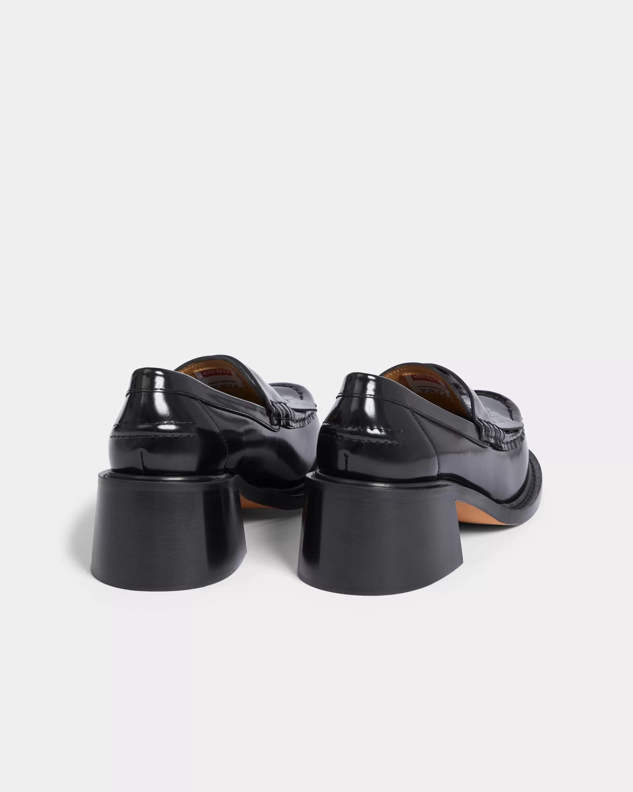 Derbies and Loafers | Derbies and Loafers*KENZO SMILE heeled leather loafers Black