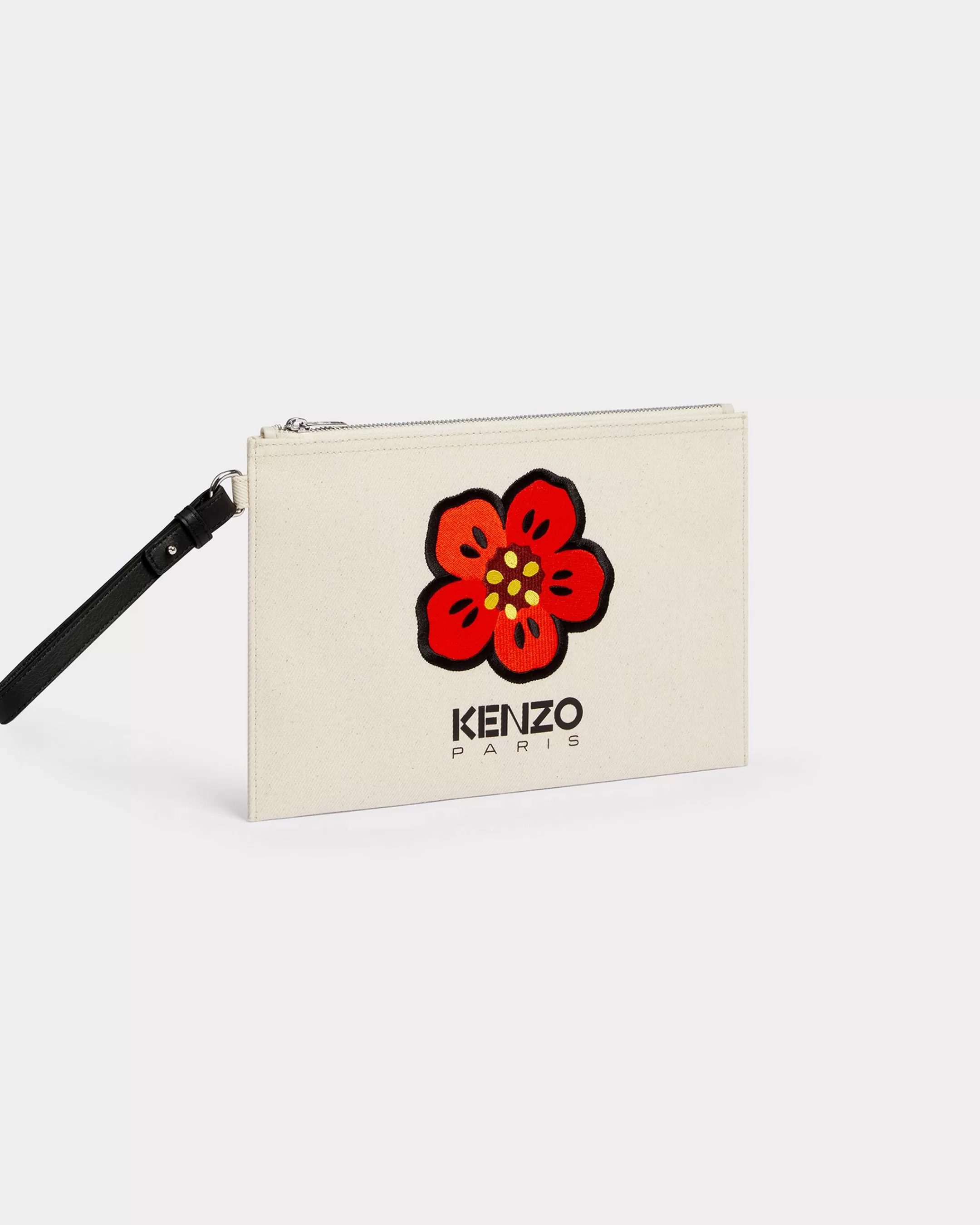 Boke Flower | Small Leathergoods*KENZO Large 'Boke Flower' purse Ecru