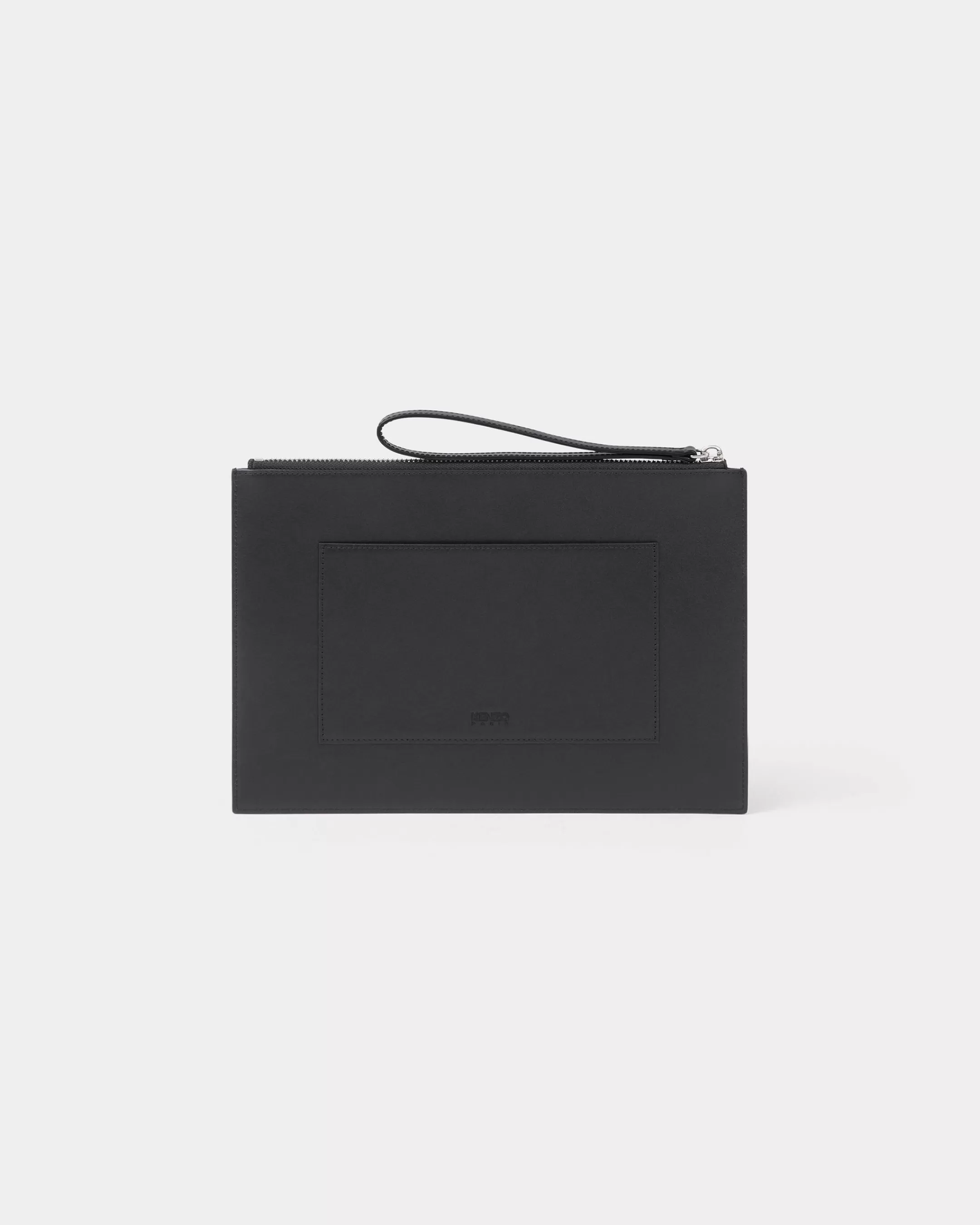 Small Leathergoods | Small Leathergoods*KENZO Large ' Emboss' leather pouch Black