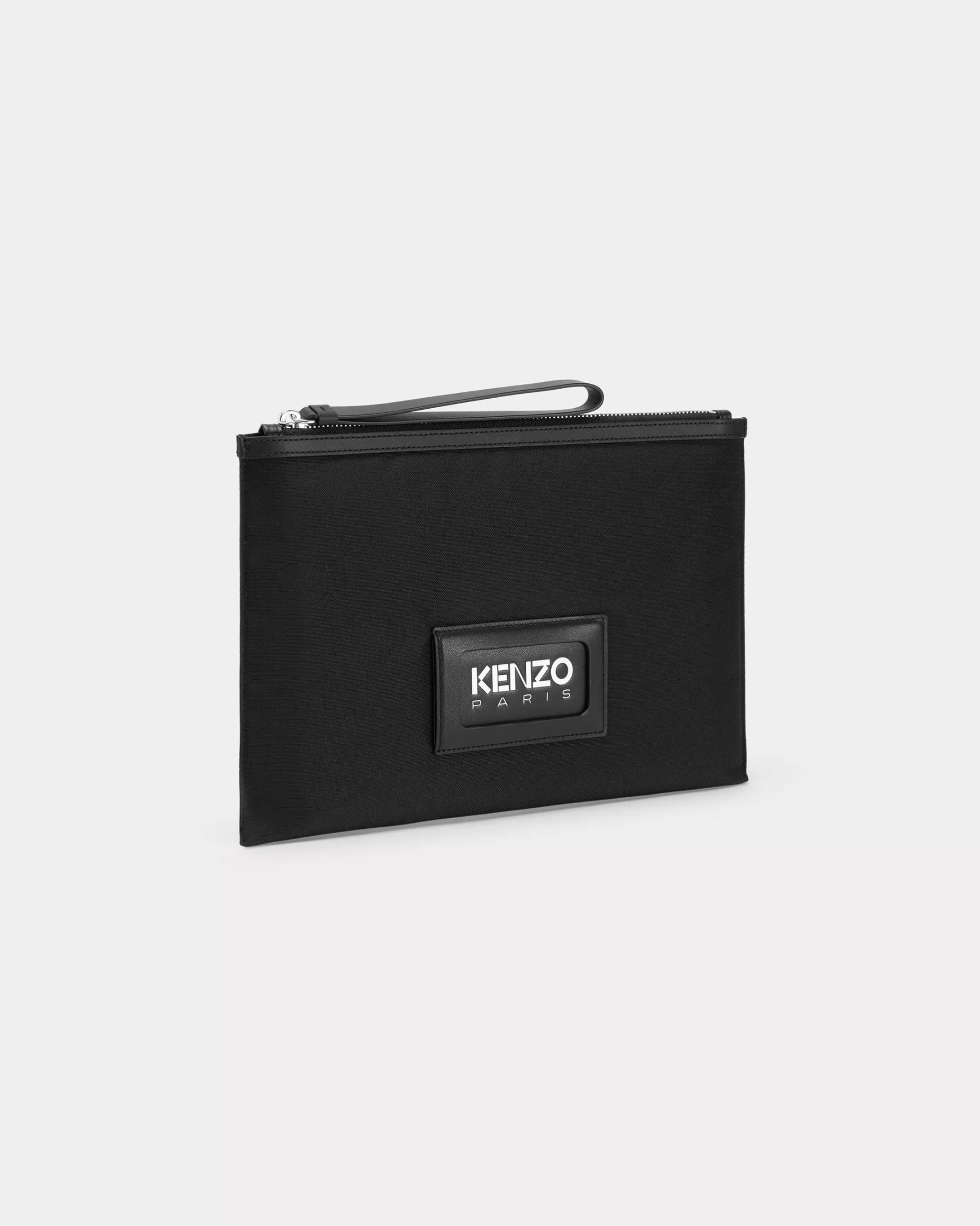 Small Leathergoods | Small Leathergoods*KENZO Large 'GRAPHY' nylon clutch Black