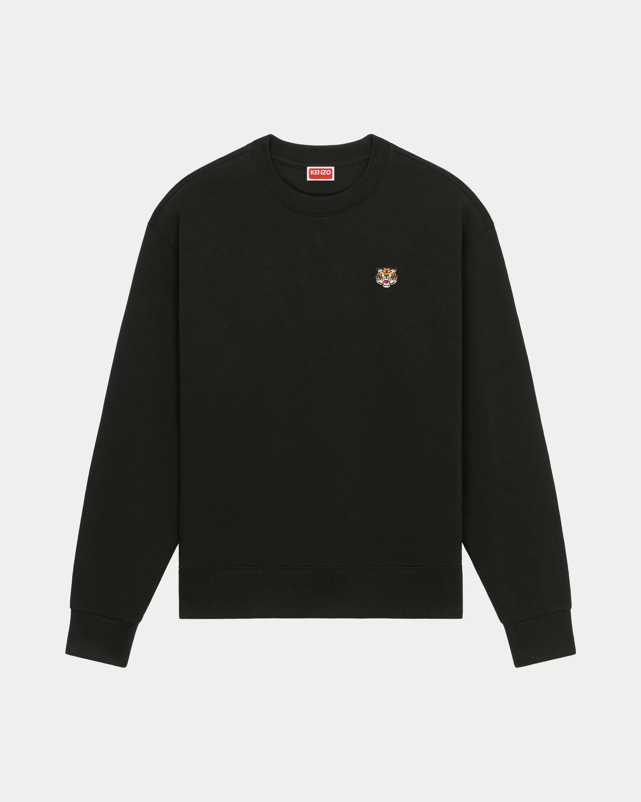 Sweatshirts and Hoodies | Lucky Tiger*KENZO 'Lucky Tiger Crest' embroidered classic sweatshirt Black