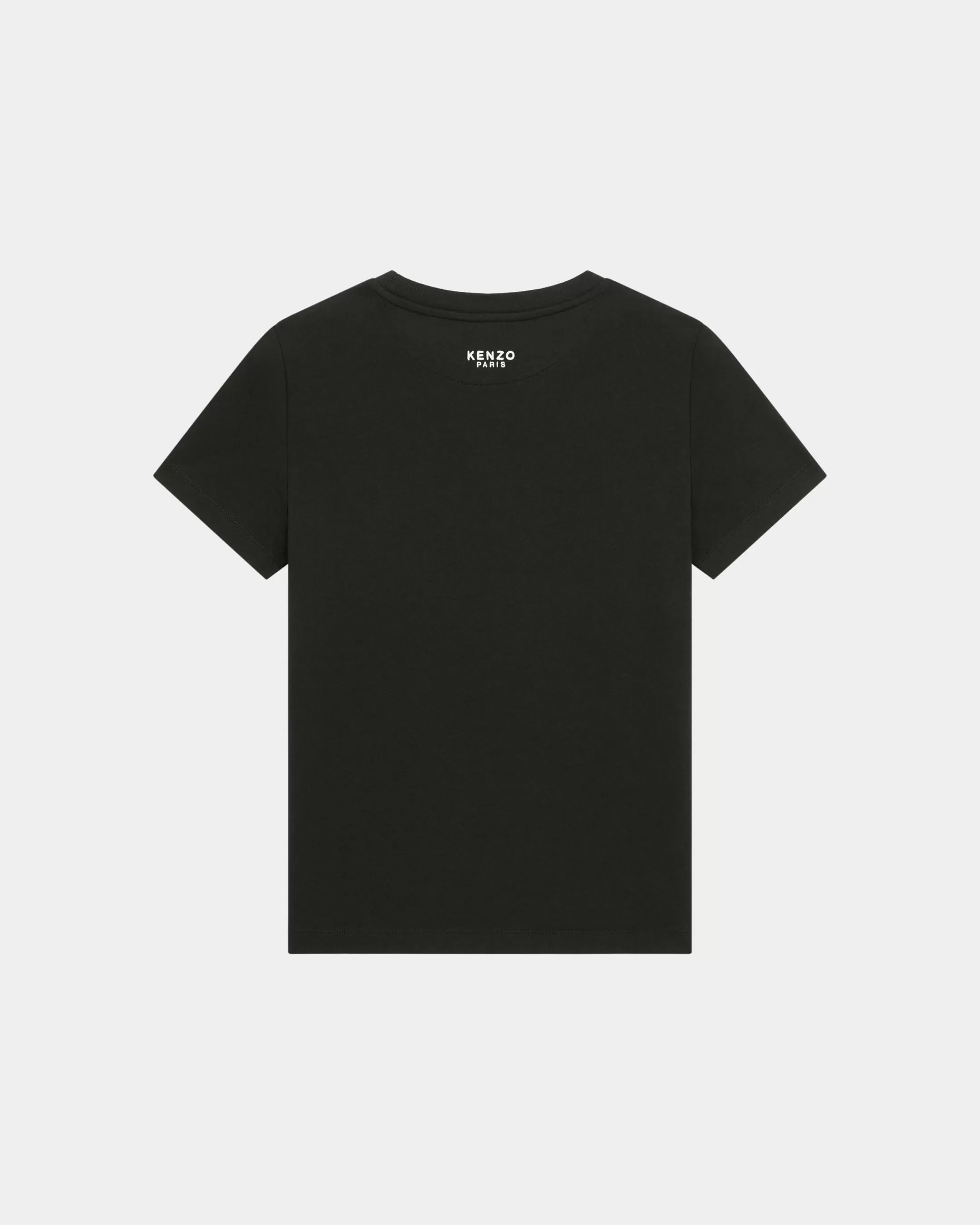 T-shirts and Polos | Lucky Tiger*KENZO 'Lucky Tiger Crest' embroidered classic T-shirt Black