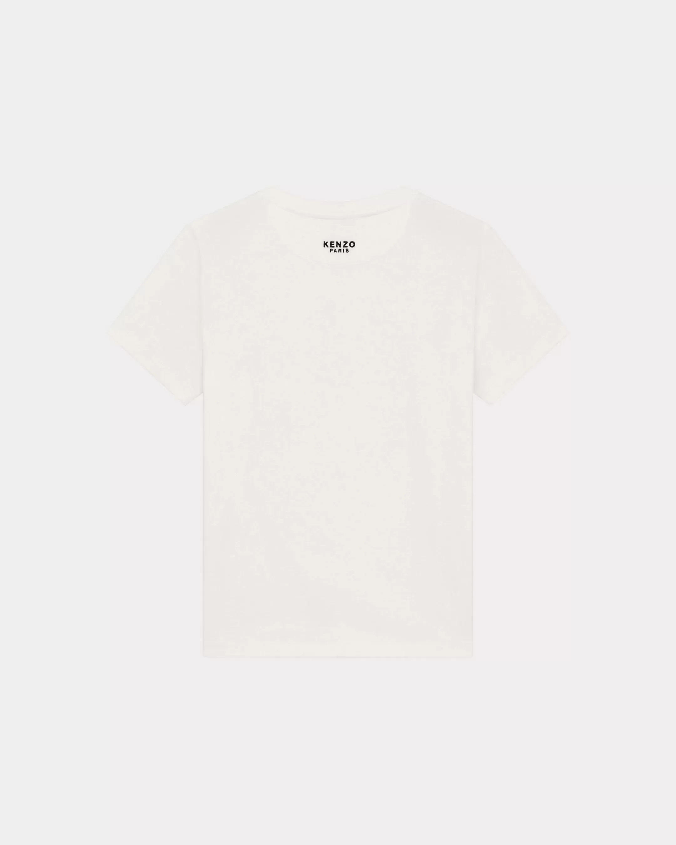 T-shirts and Polos | Lucky Tiger*KENZO 'Lucky Tiger Crest' embroidered classic T-shirt Off White