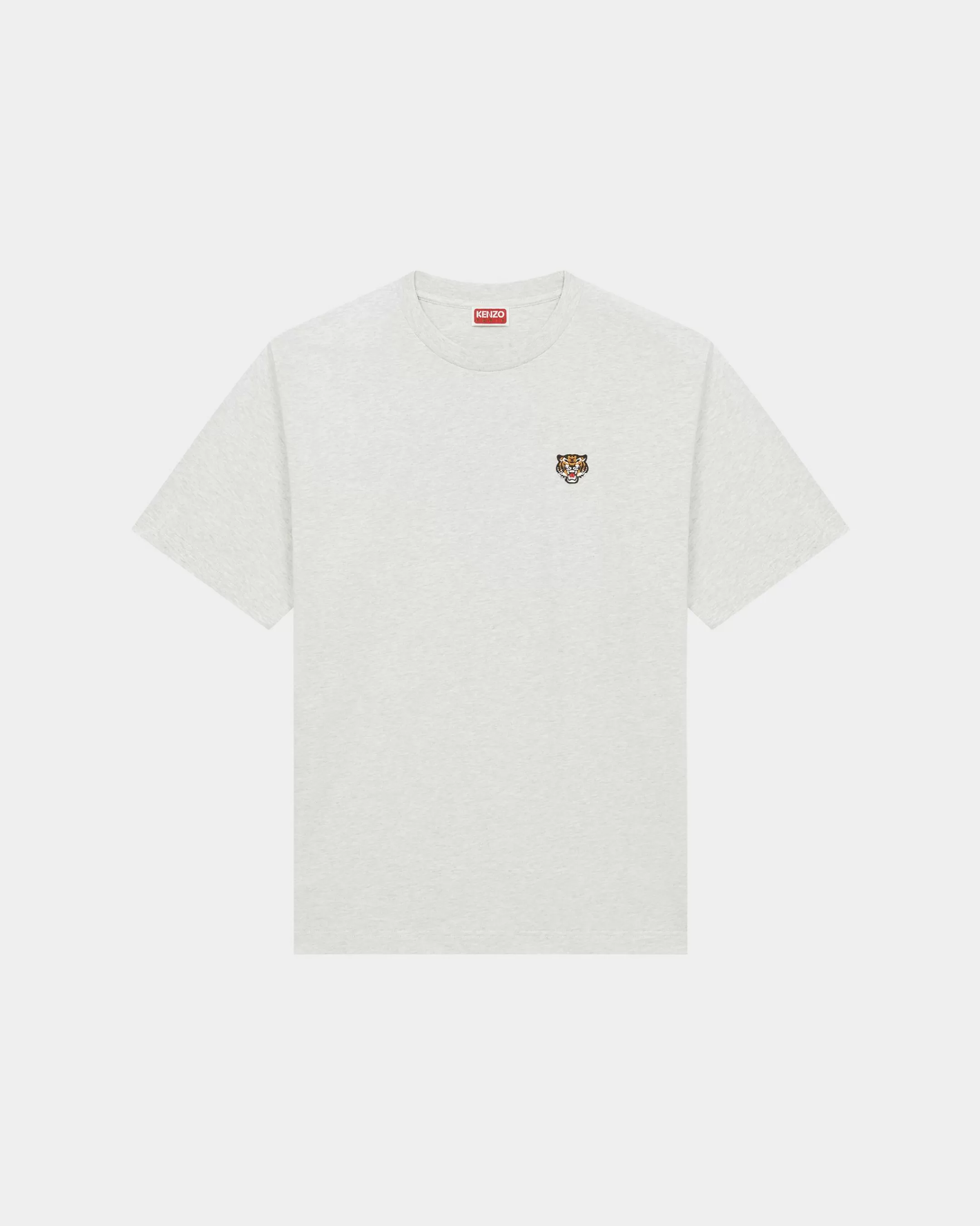 T-shirts and Polos | Gifts*KENZO 'Lucky Tiger Crest' embroidered classic T-shirt Pale Grey