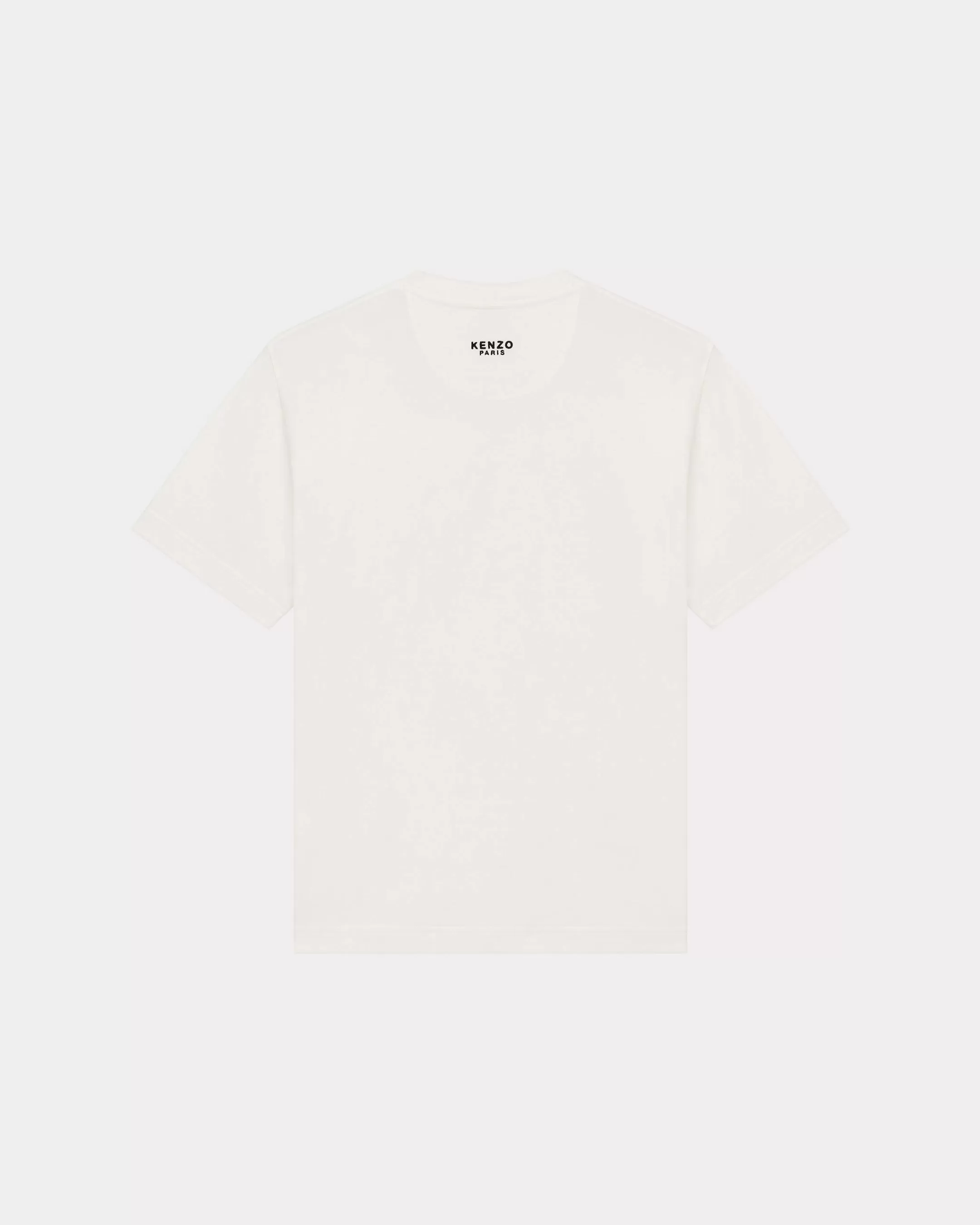 T-shirts and Polos | Lucky Tiger*KENZO 'Lucky Tiger Crest' embroidered classic T-shirt Off White