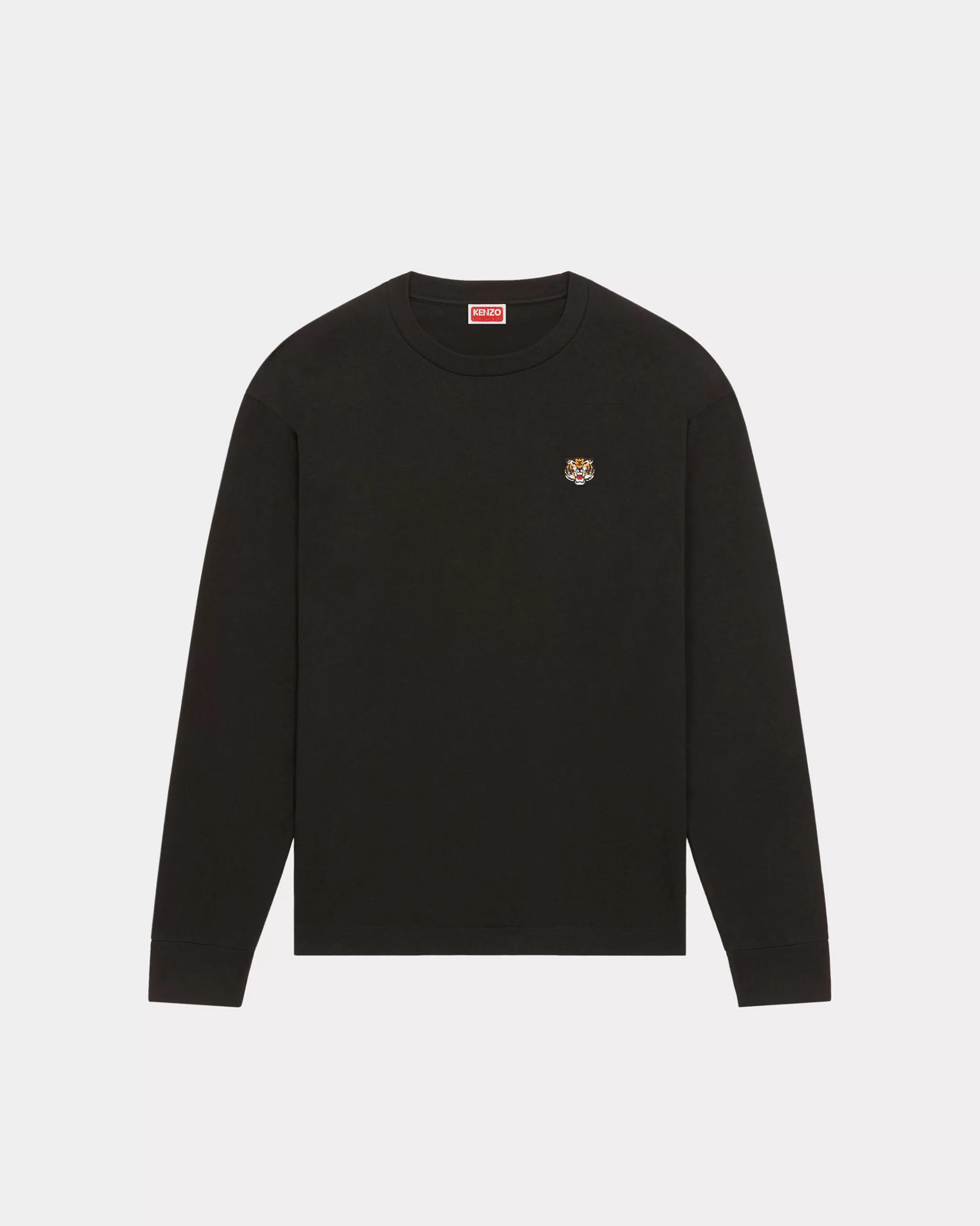 T-shirts and Polos | Gifts*KENZO 'Lucky Tiger Crest' embroidered long sleeve T-shirt Black