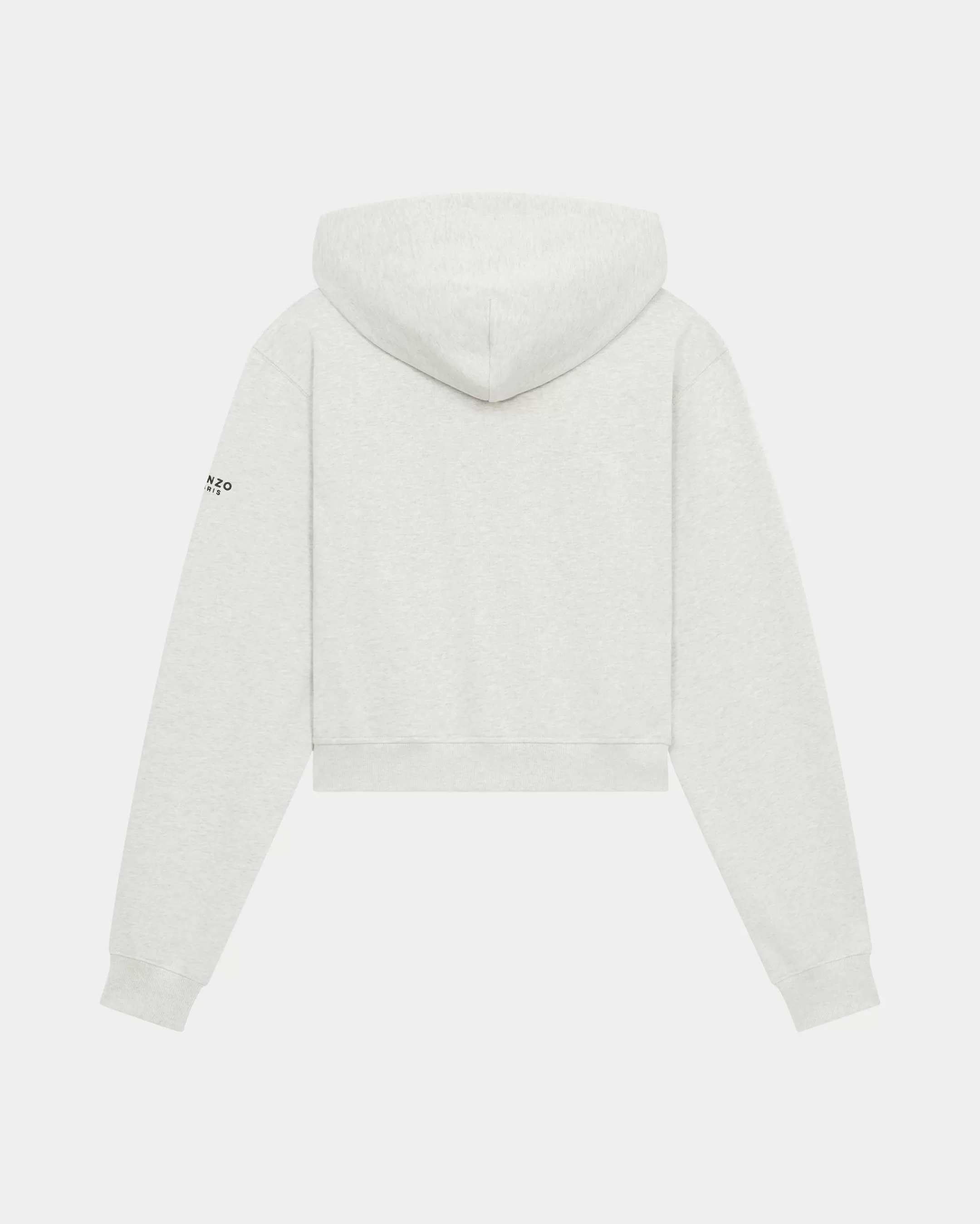 Sweatshirts and Hoodies | Lucky Tiger*KENZO 'Lucky Tiger Crest' embroidered zip-up hoodie Pale Grey