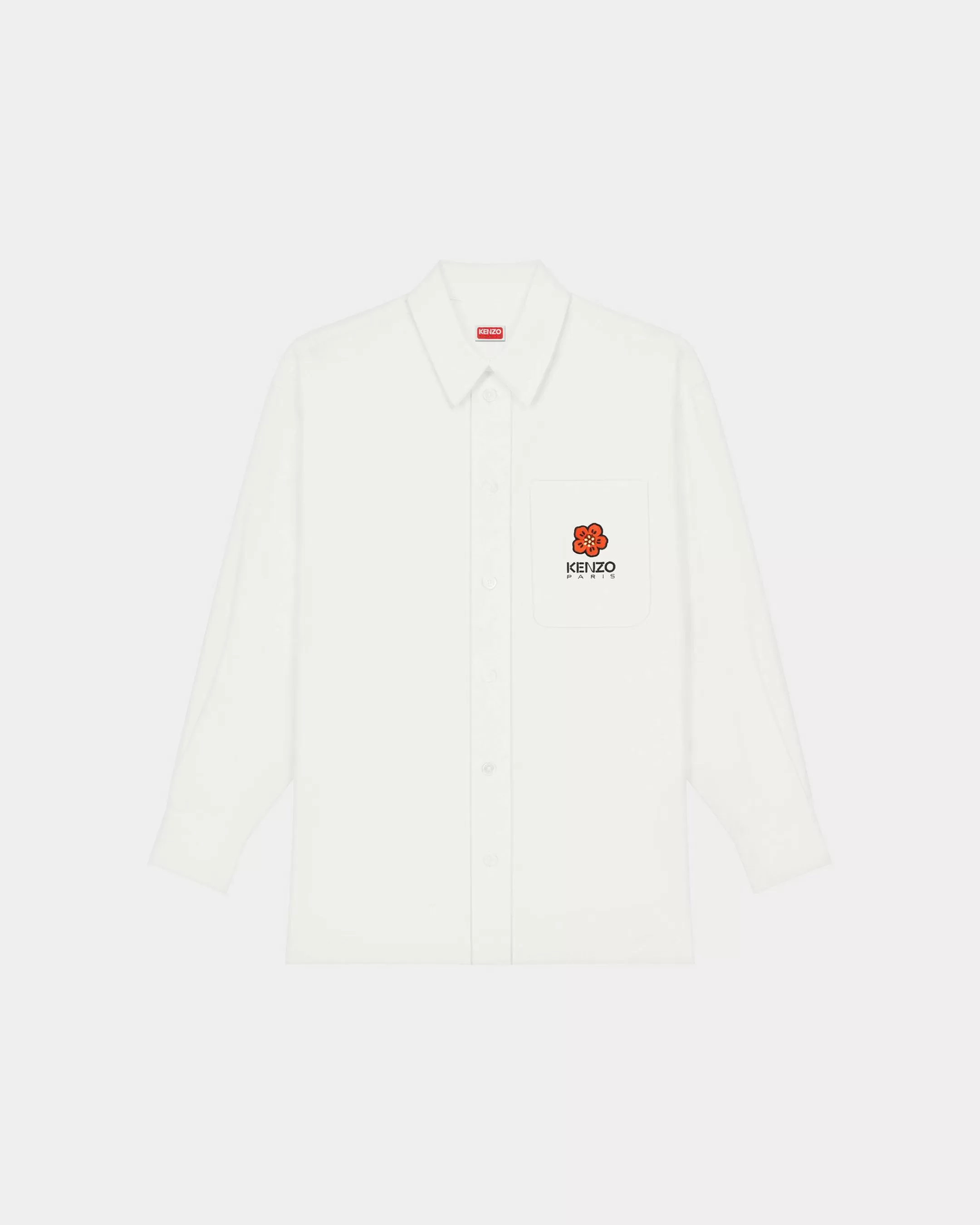 Shirts | Boke Flower*KENZO Oversized 'Boke Flower' embroidered shirt Off White