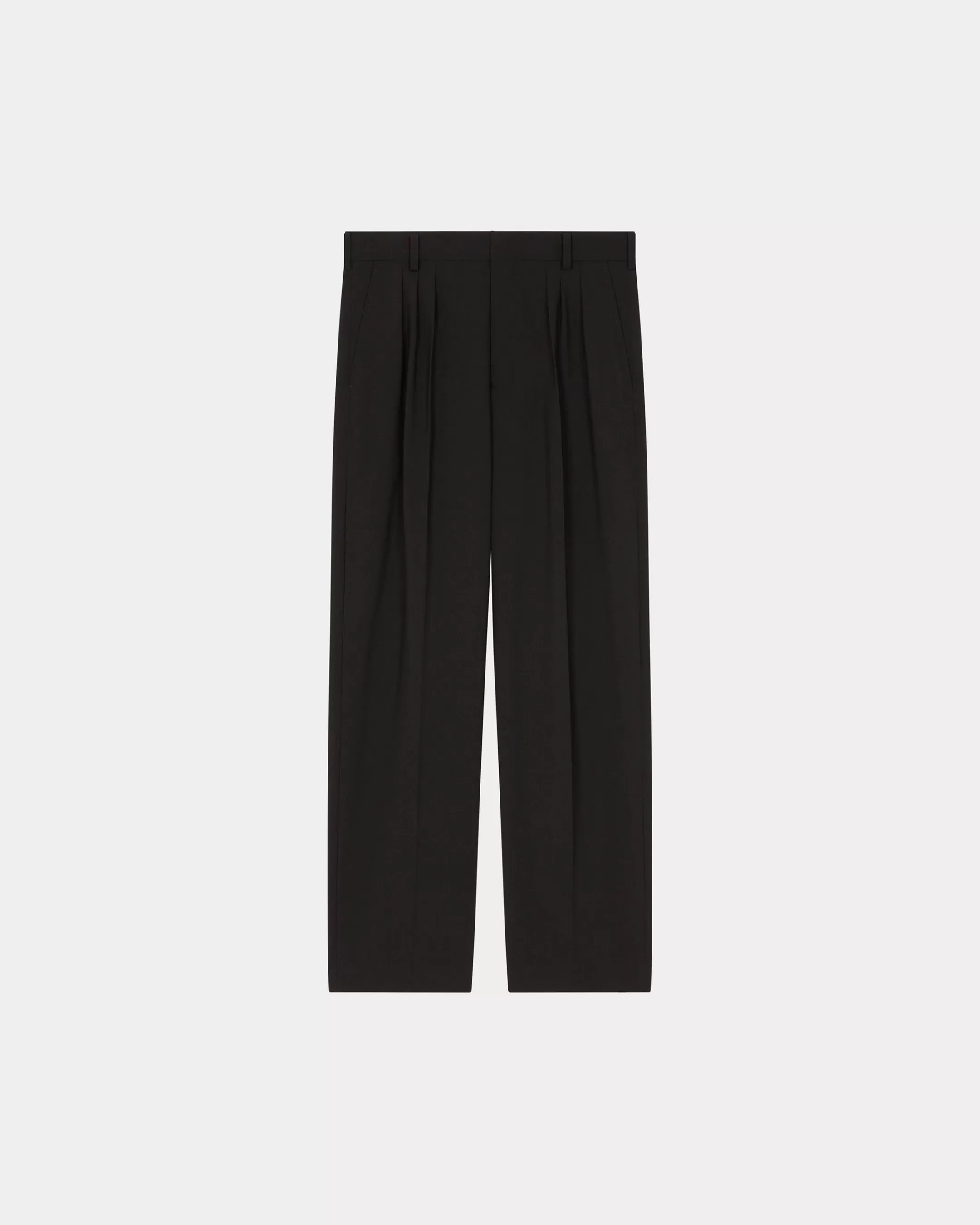 Tailoring | Pants and Shorts*KENZO Pleated suit trousers Black