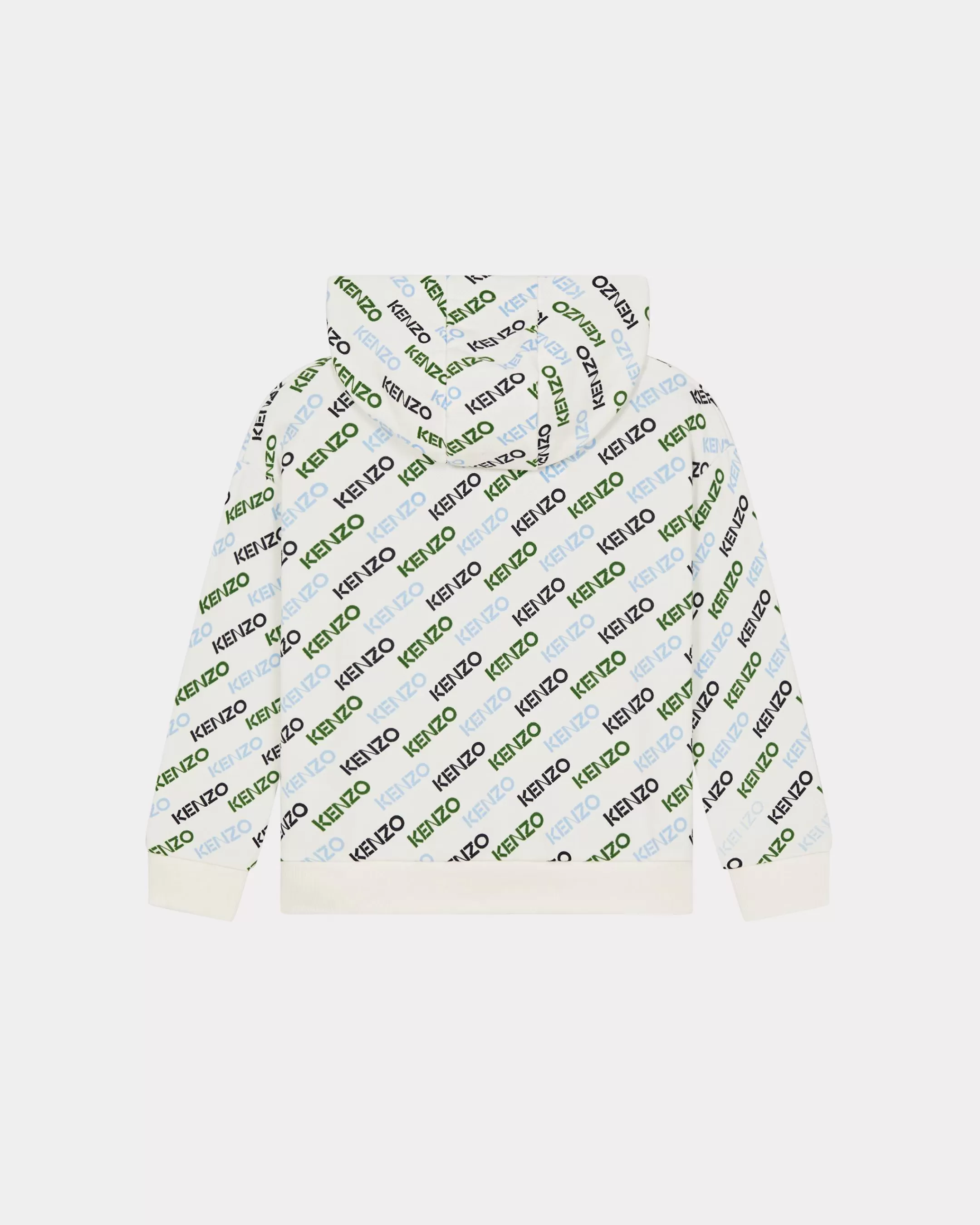 BOYS (3-12 YEARS)*KENZO Printed hoodie Off White