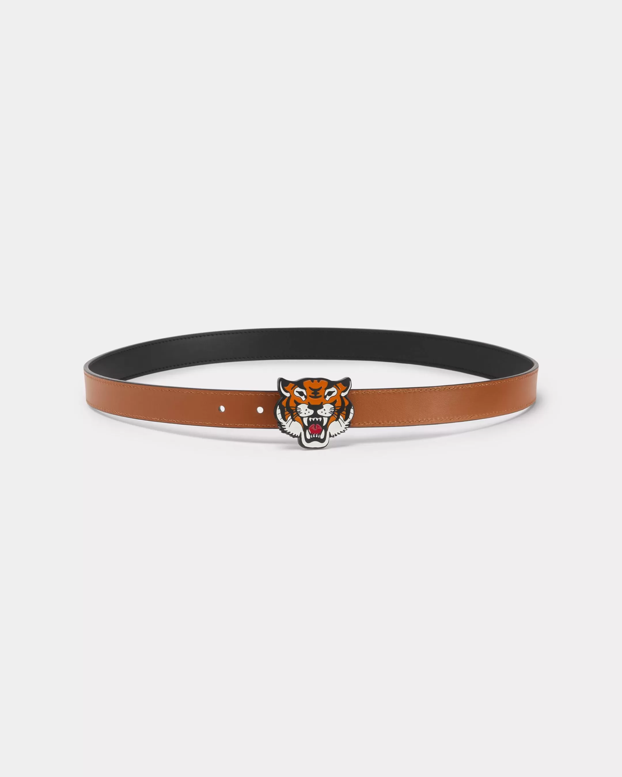 Belts | Belts*KENZO Reversible ' Buckle" leather belt Multicolor